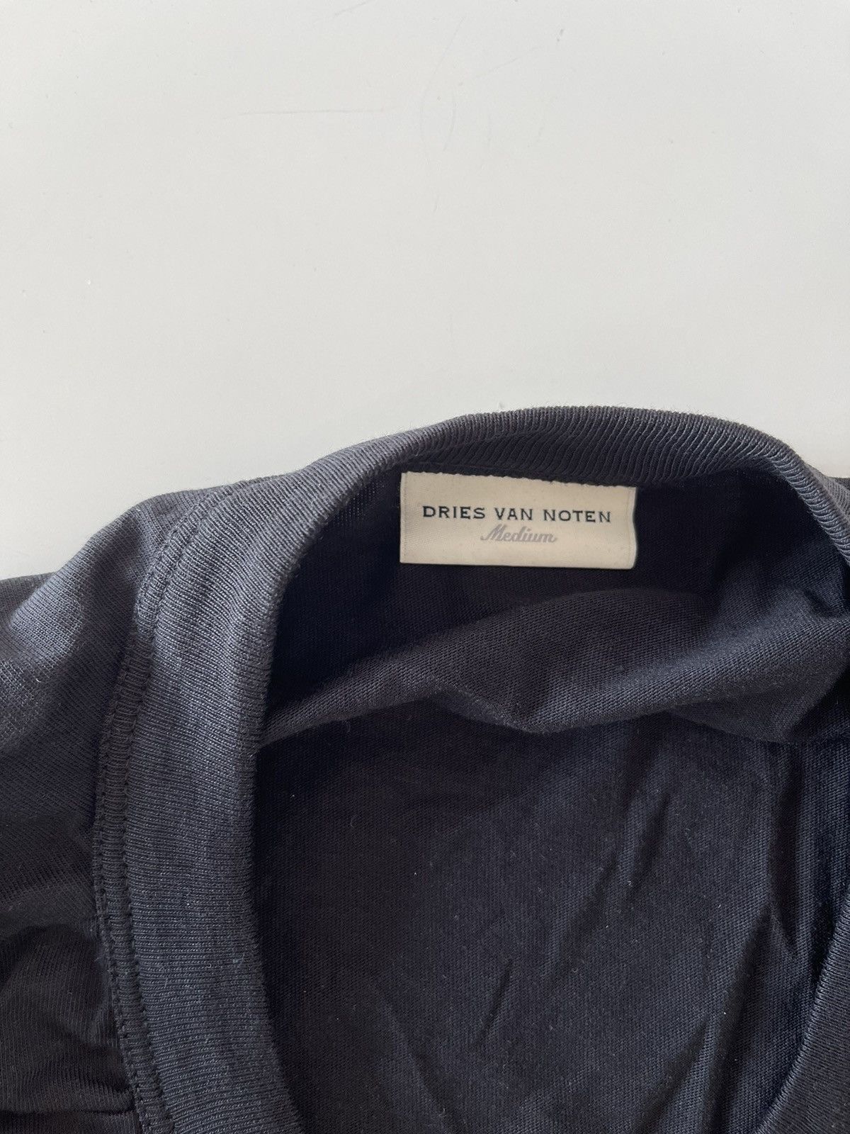Dries Van Noten Ruched Cotton-Jersey T-Shirt Size M / US 6-8 / IT 42-44 - 5 Thumbnail