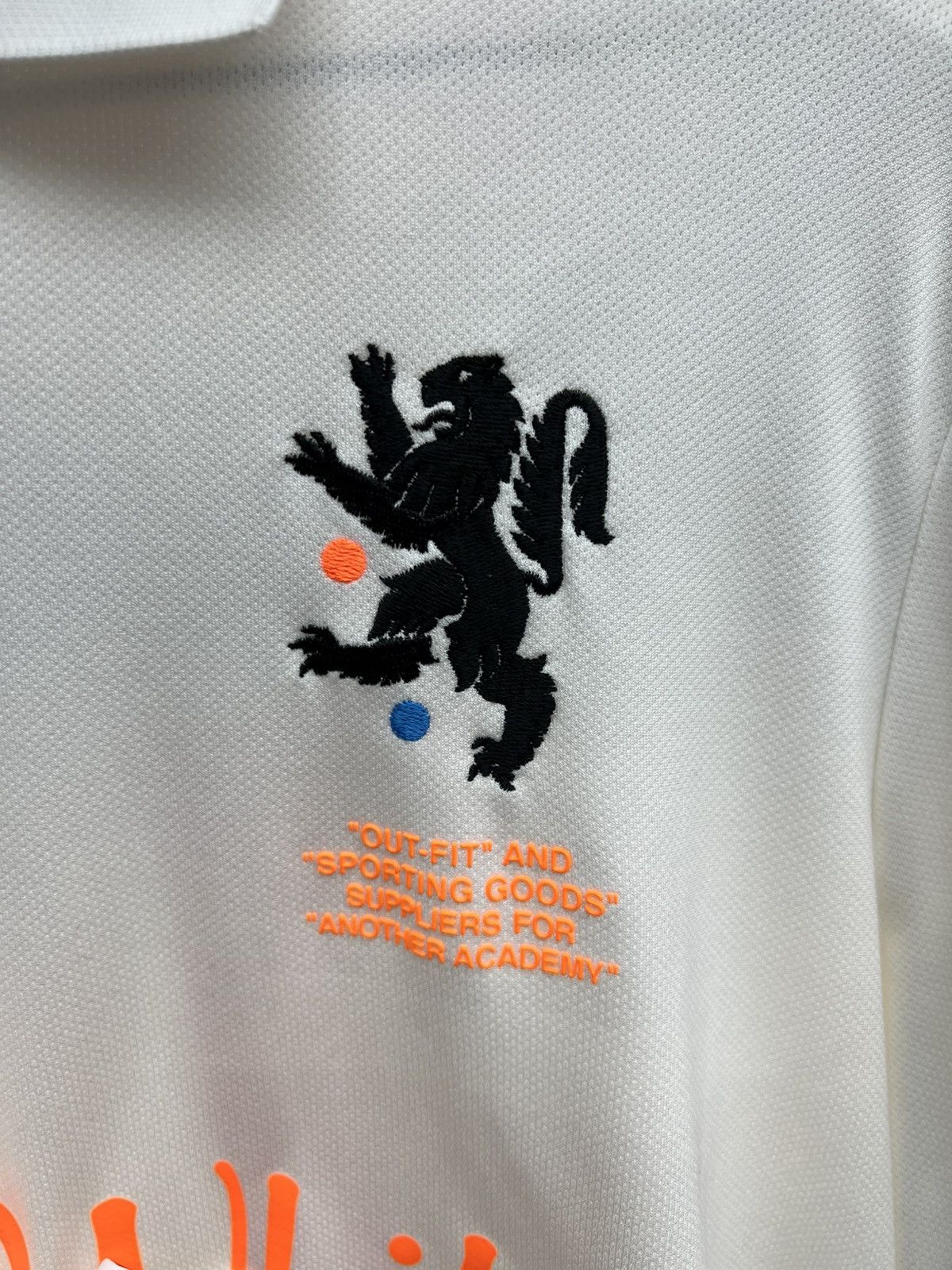 Off-White Off-White Virgil Football White Jersey Size US M / EU 48-50 / 2 - 5 Thumbnail