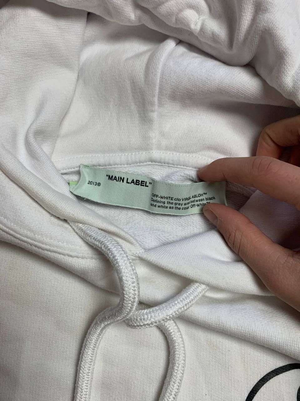 Off-White off white tape diag arrows hoodie Size US S / EU 44-46 / 1 - 6 Thumbnail
