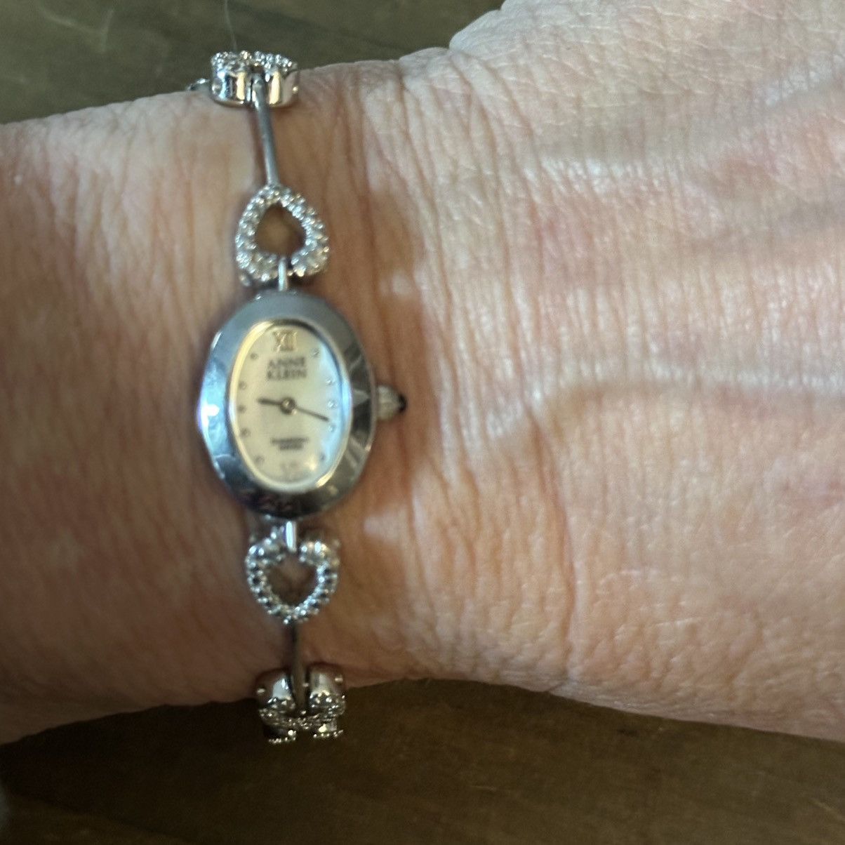 Anne Klein Vintage Anne Klein Swiss diamond heart band watch Size ONE SIZE - 3 Thumbnail