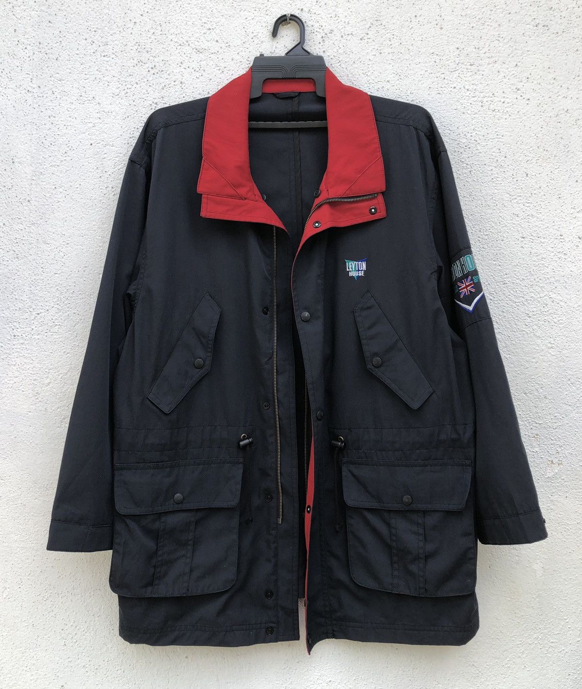 Japanese Brand Vintage Leyton House Versus Sports Multi Pocket Coach Jacket Size US XL / EU 56 / 4 - 1 Thumbnail