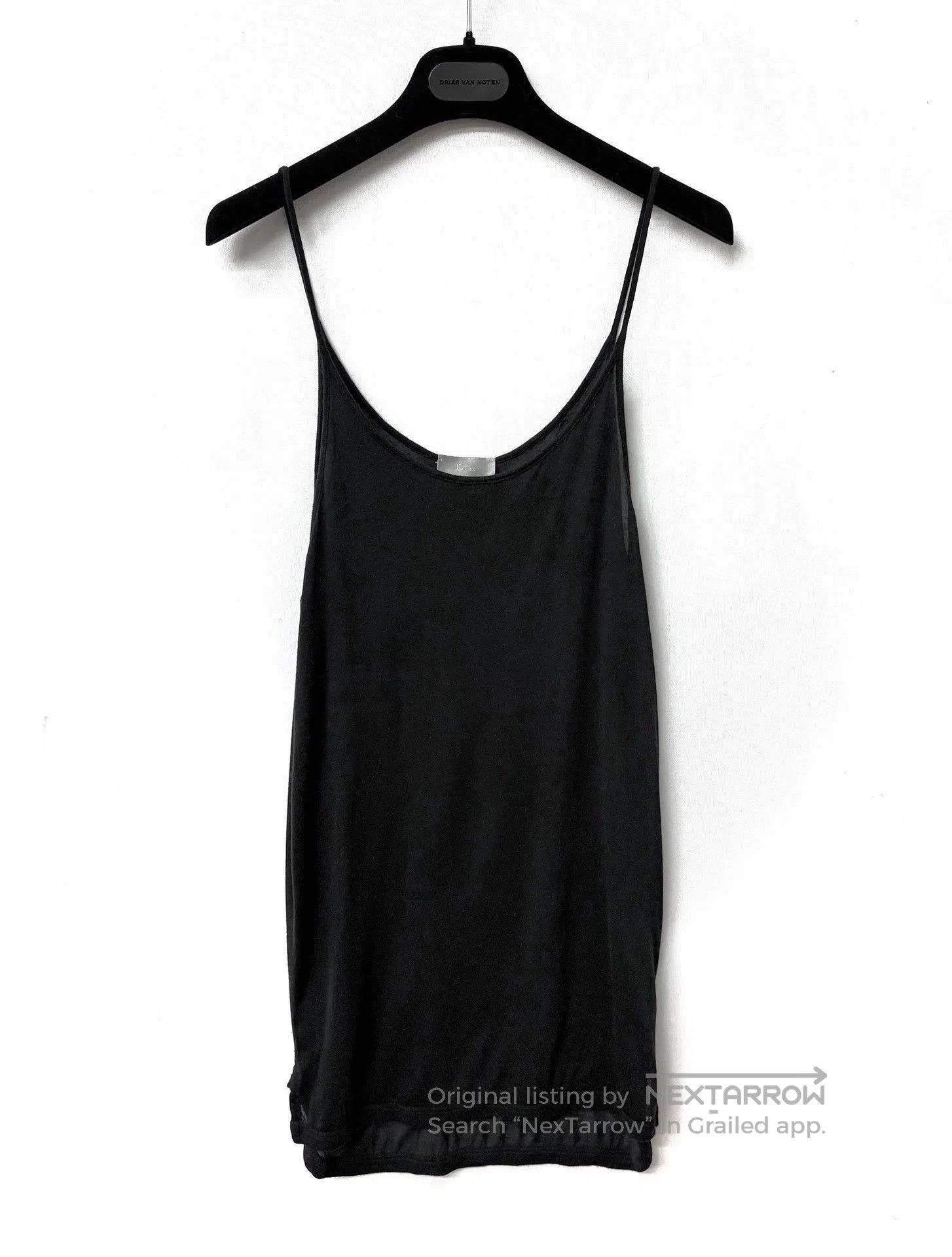 Dior Black Sleeveless Camisole Top. Size US XS / EU 42 / 0 - 1 Thumbnail