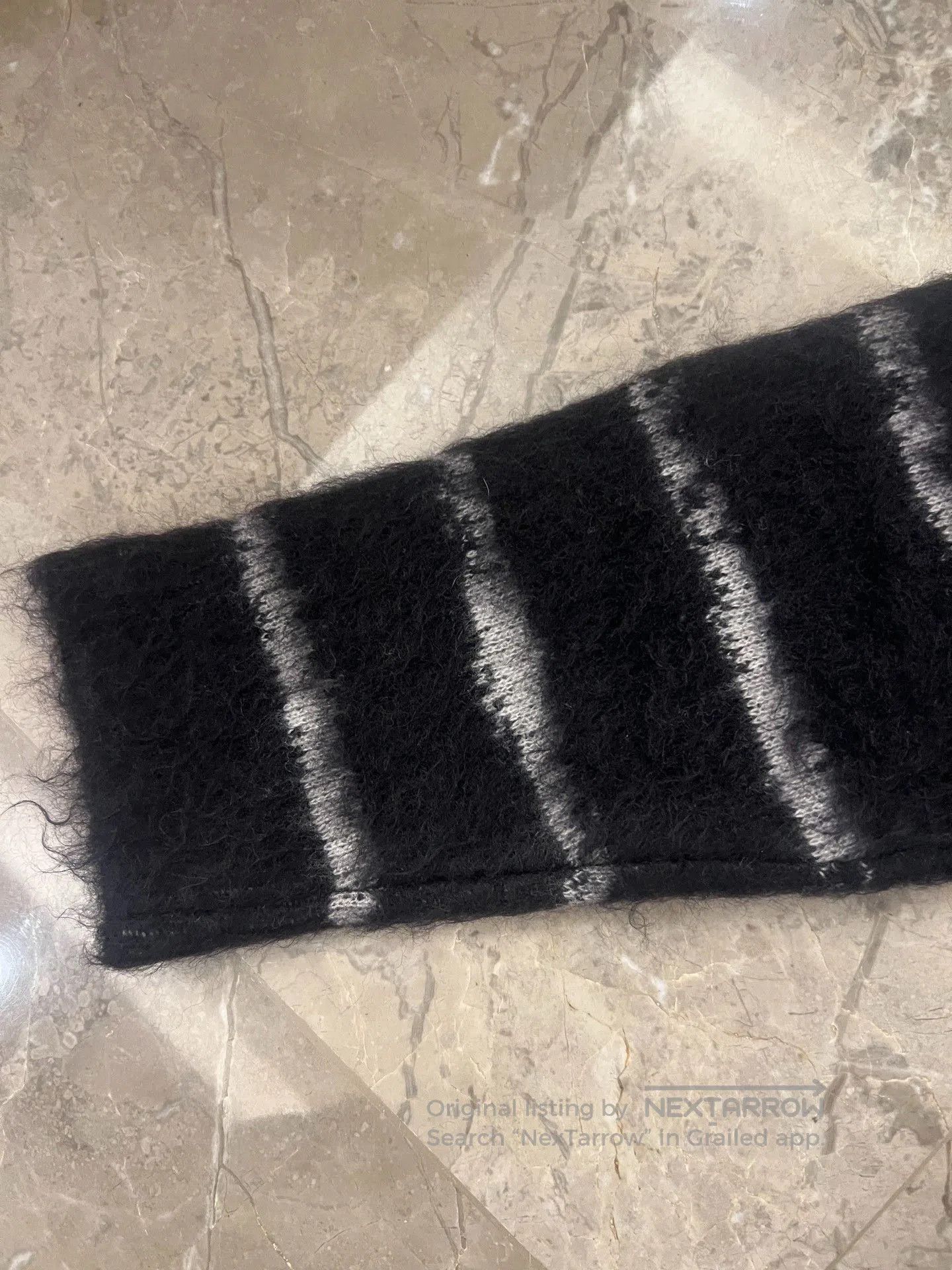 Saint Laurent Paris Saint Laurent Striped Mohair Sweater. Size US M / EU 48-50 / 2 - 2 Thumbnail