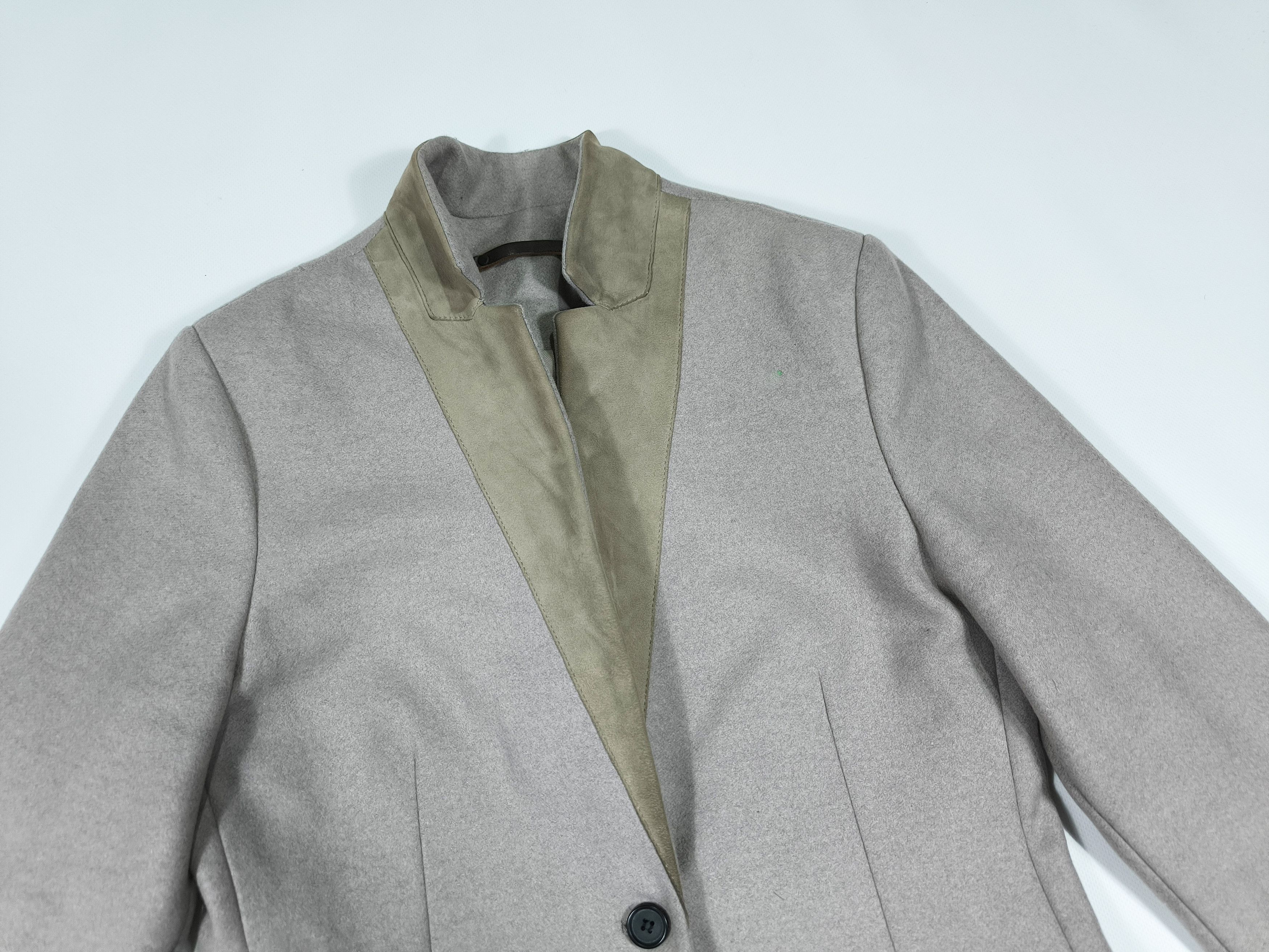 Allsaints Allsaints Leni Wool Blend Leather Collar Coat Jacket Size M / US 6-8 / IT 42-44 - 5 Thumbnail