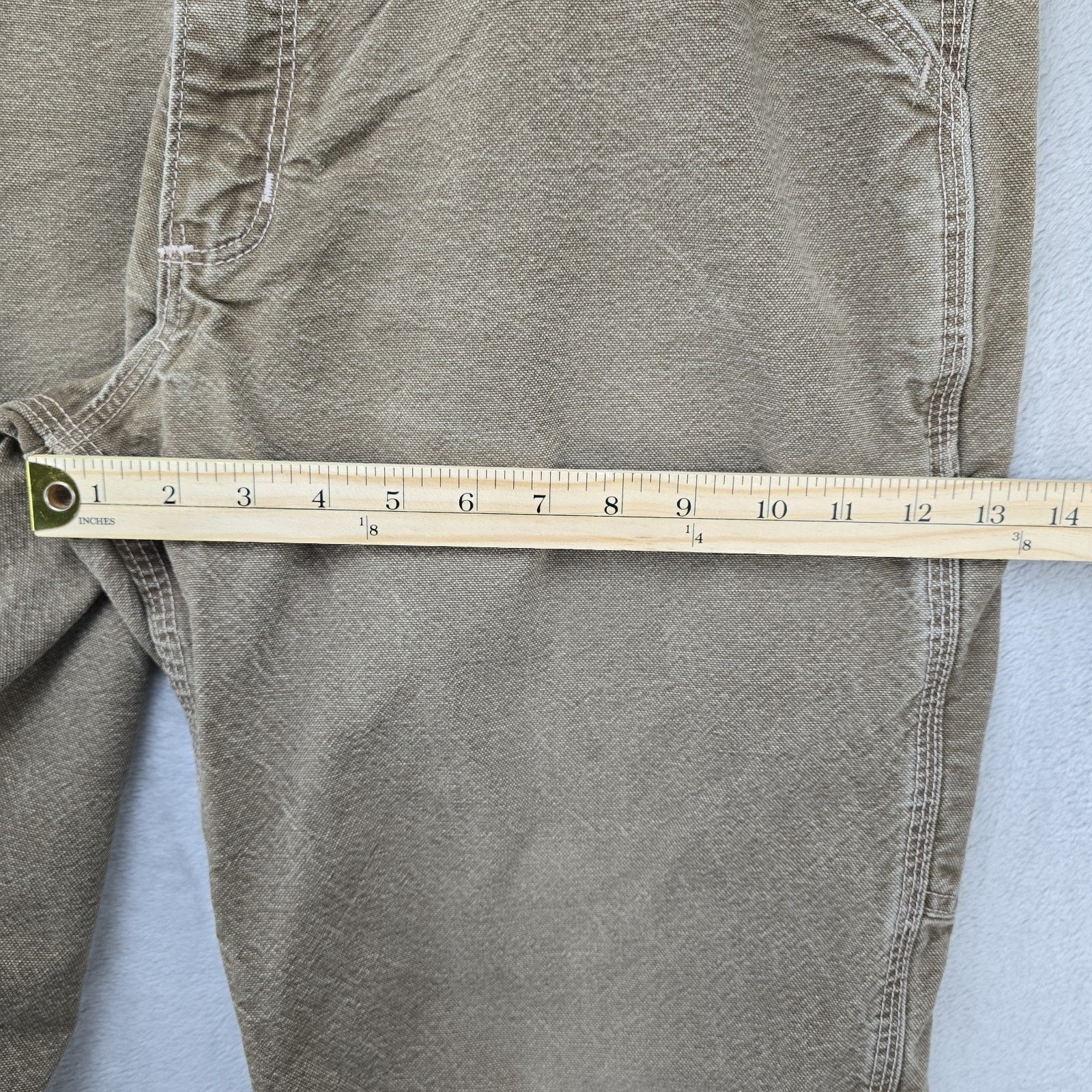 Carhartt Carhartt FR Washed Duck Dungaree Pants 35x27 Brown Carpenter Size US 35 - 14 Thumbnail