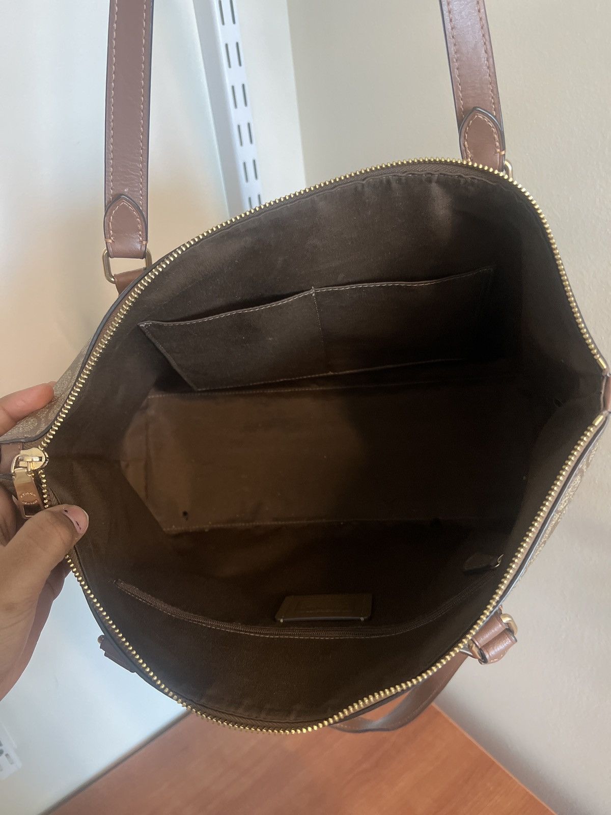 Coach COACH Khaki Brown Tote Size ONE SIZE - 4 Thumbnail