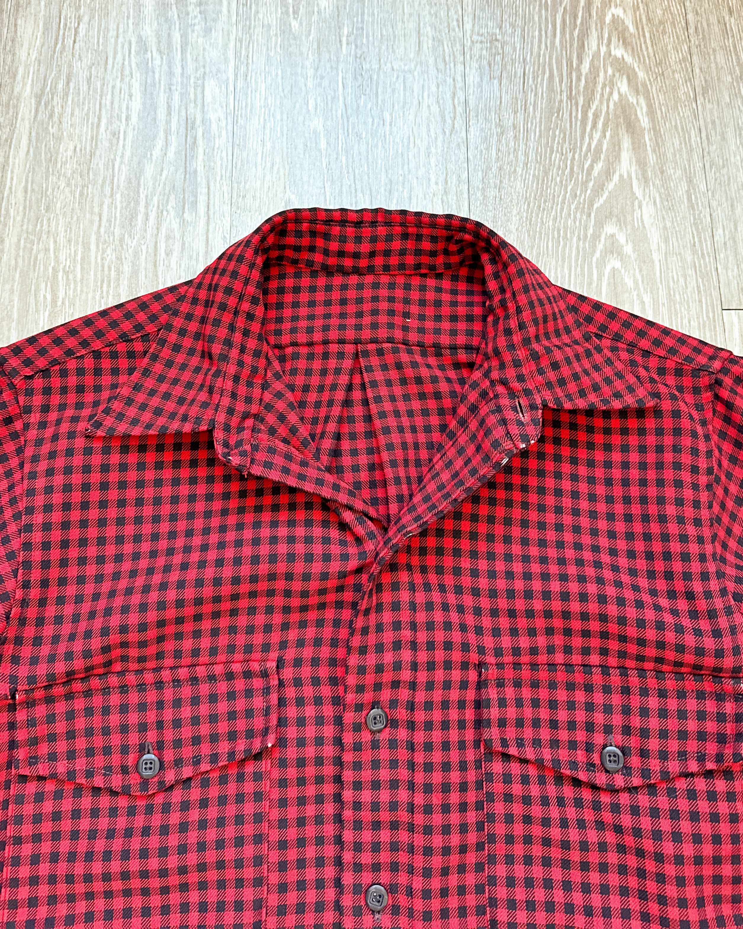 L.L. Bean Vintage LL Bean Buffalo Gingham Plaid Button Down Shirt M Size US M / EU 48-50 / 2 - 2 Thumbnail