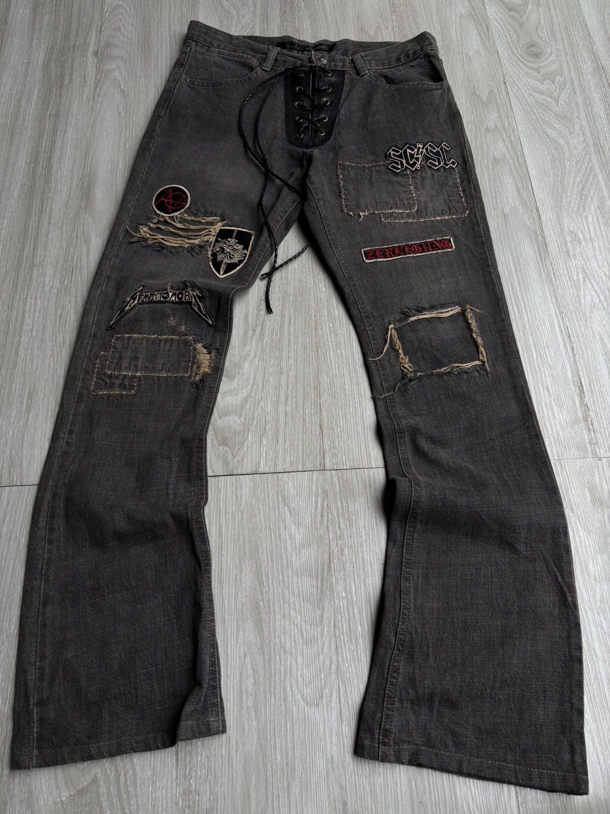 If Six Was Nine If Six Was Nine “Keith BCM” pin lace up flared