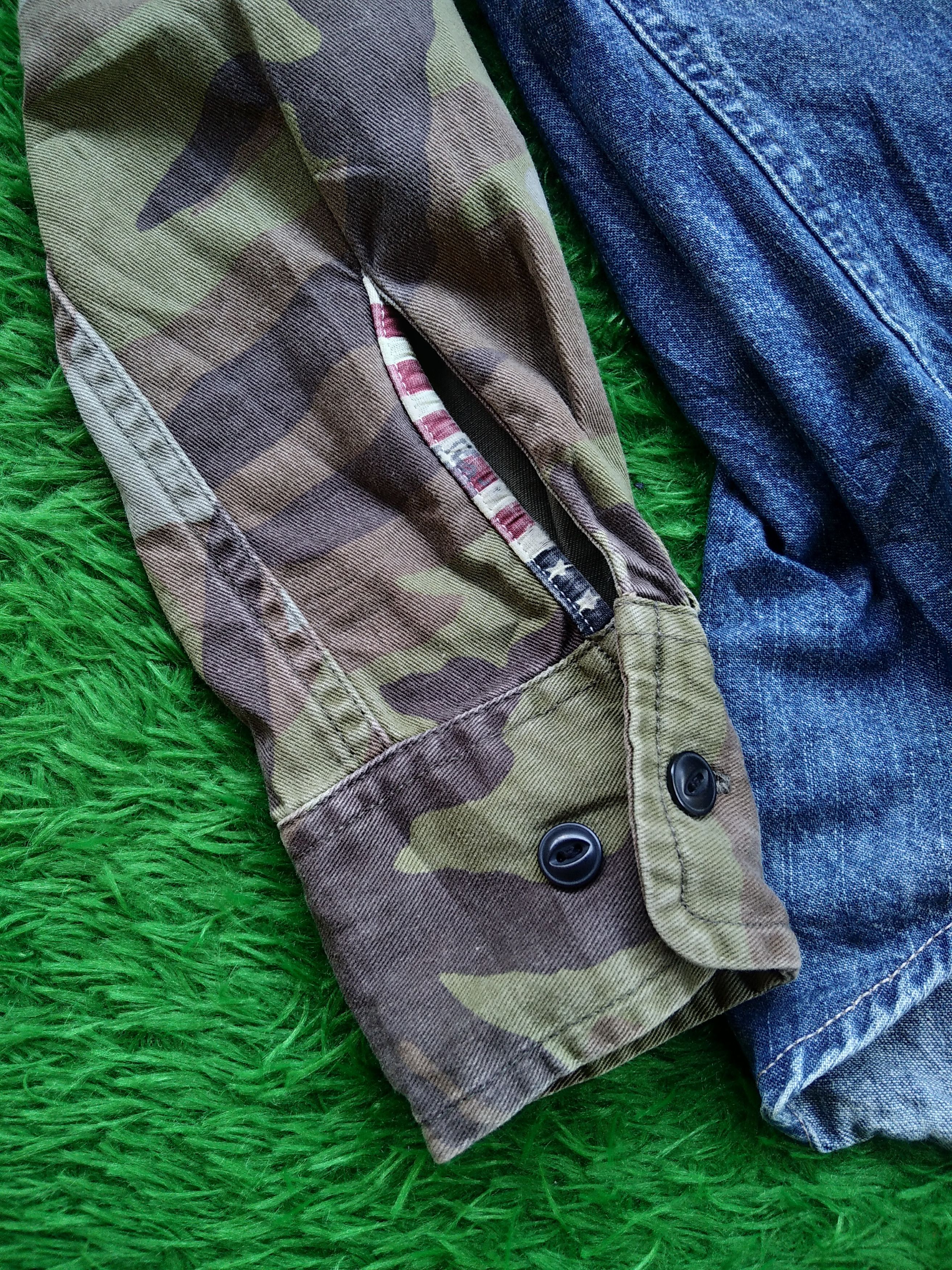 Denim & Supply Ralph Lauren × If Six Was Nine × Le Grande Bleu (L.G.B.) VTG Denim & Supply Ralph Lauren Hybrid Camo Denim Shirt Size US XS / EU 42 / 0 - 11 Thumbnail