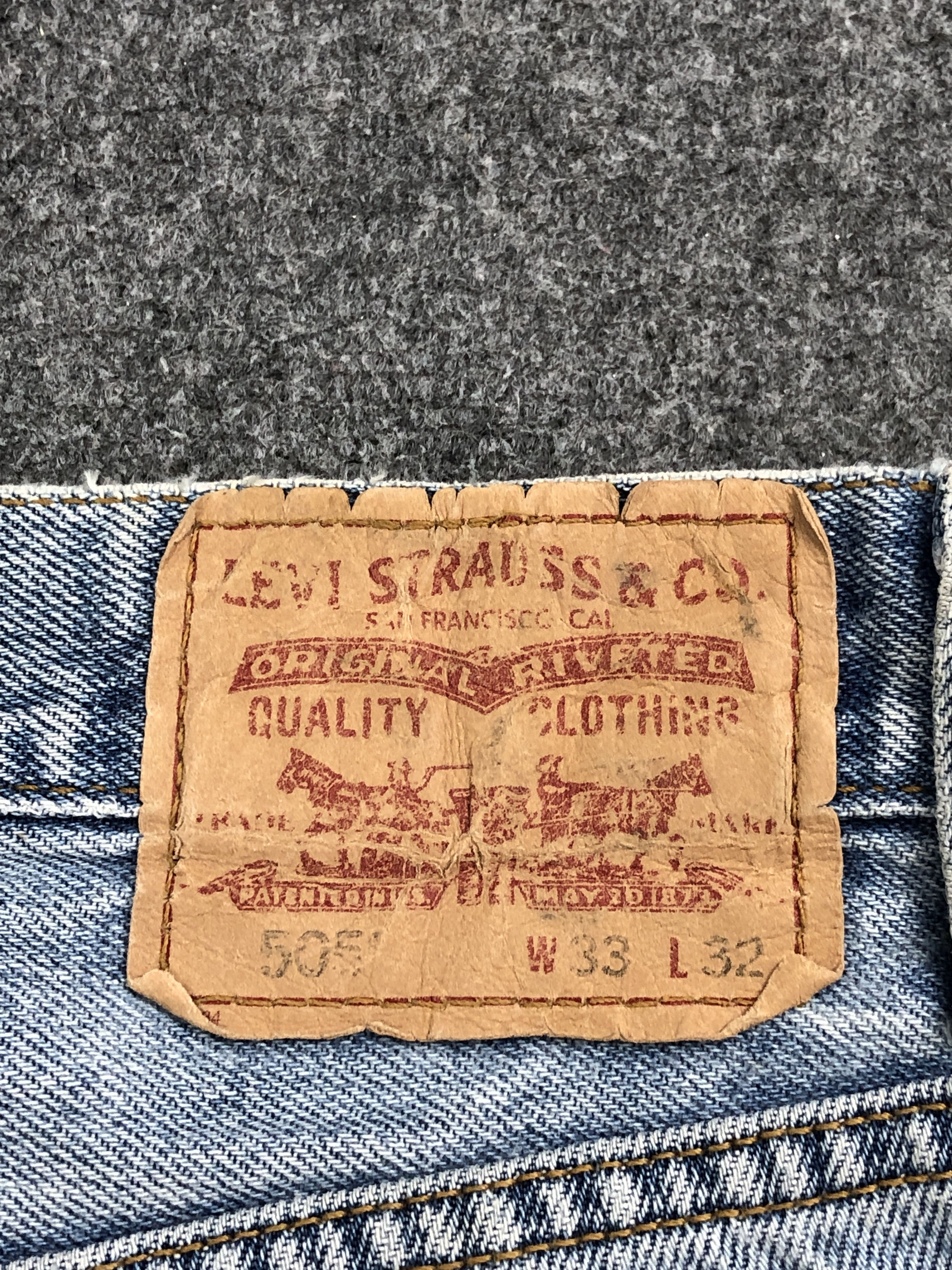 Levi's Vintage Light Washed Levis 505 Jeans DP2538 Size US 31 - 5 Thumbnail