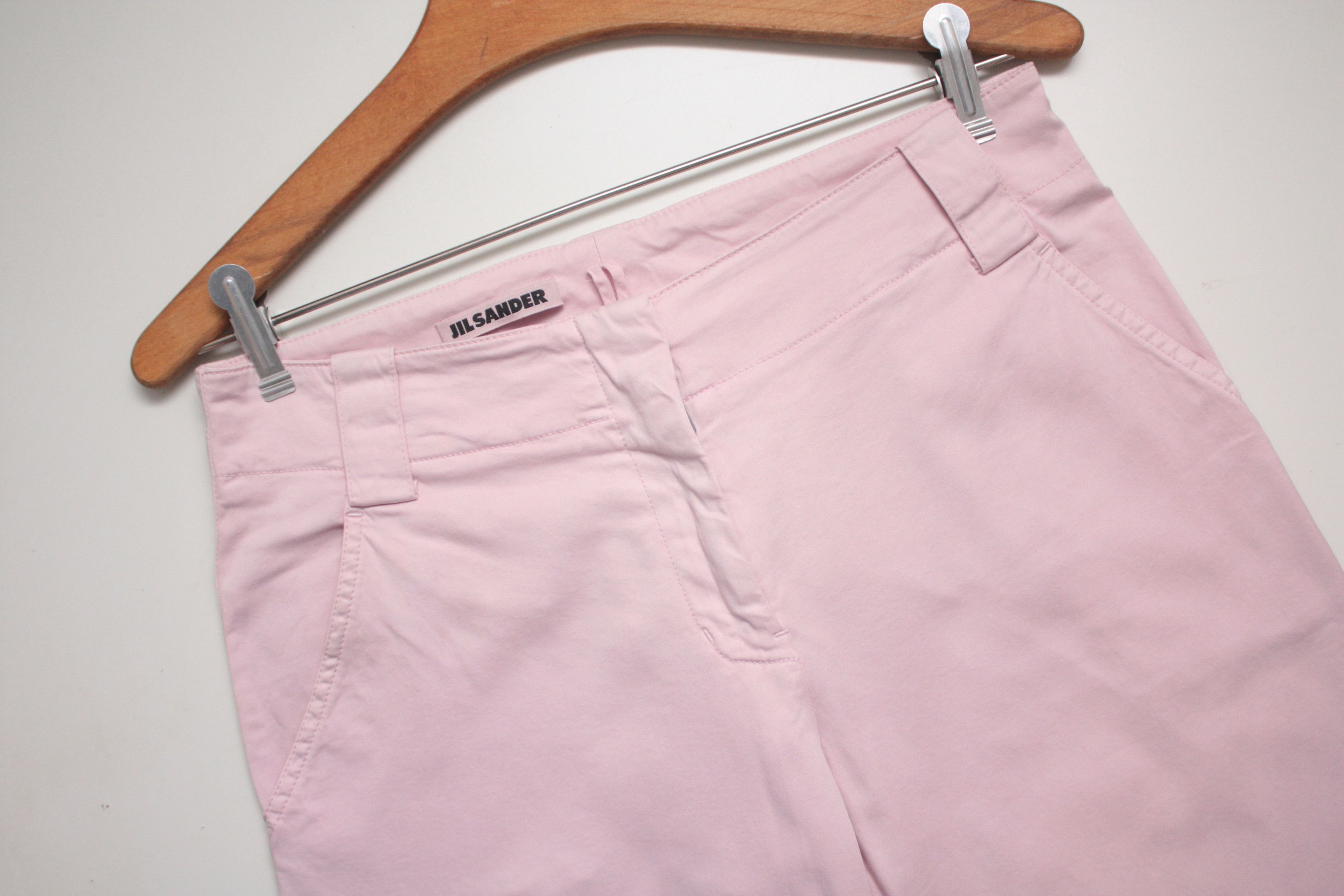 Jil Sander Jil Sander Light Pink Relaxed Flared Pants Women's 38 Size 29" - 1 Thumbnail