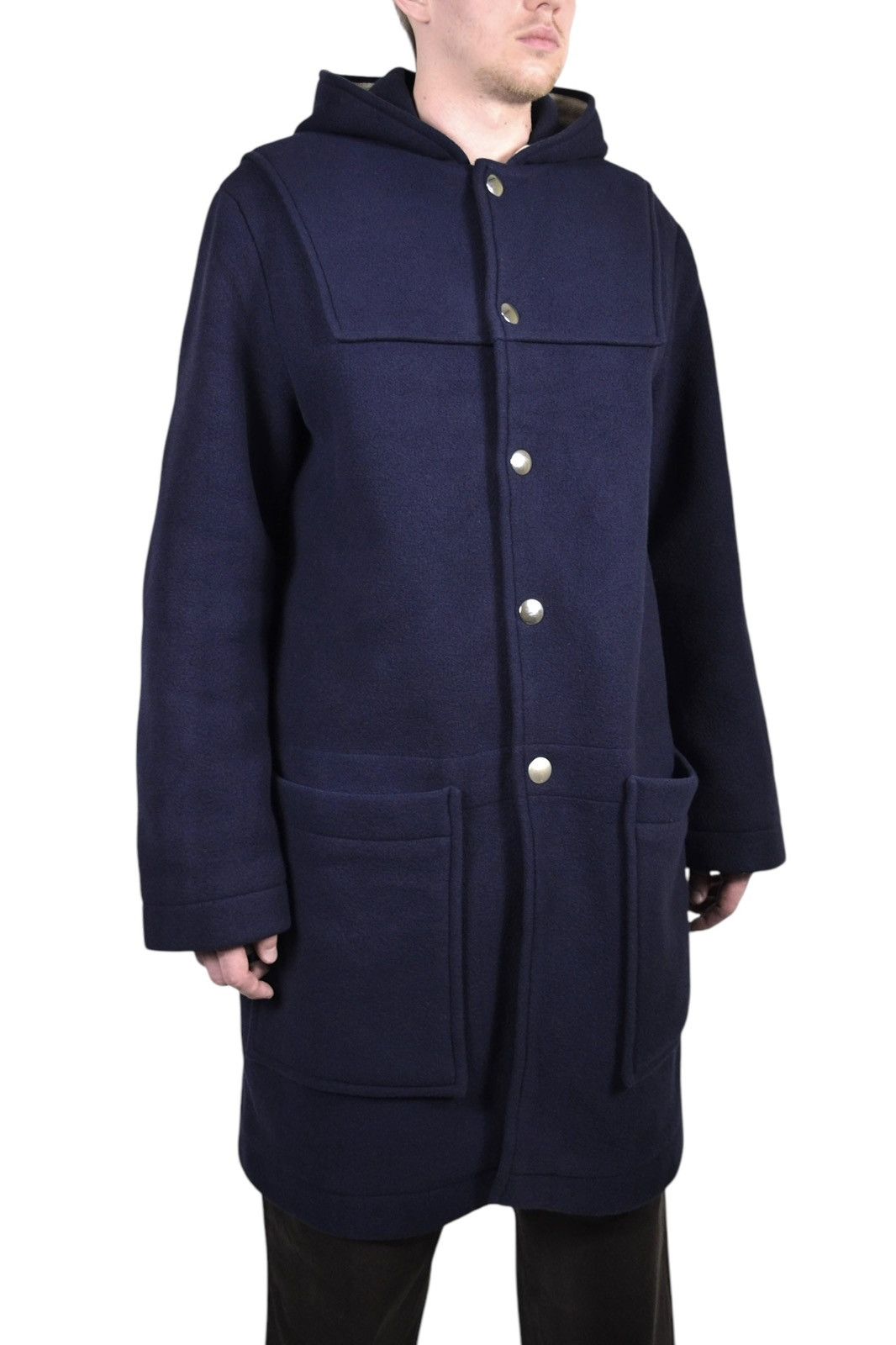 Acne Studios Acne Studios Wool Hood Duffle Long Coat Jacket Size US M / EU 48-50 / 2 - 7 Thumbnail