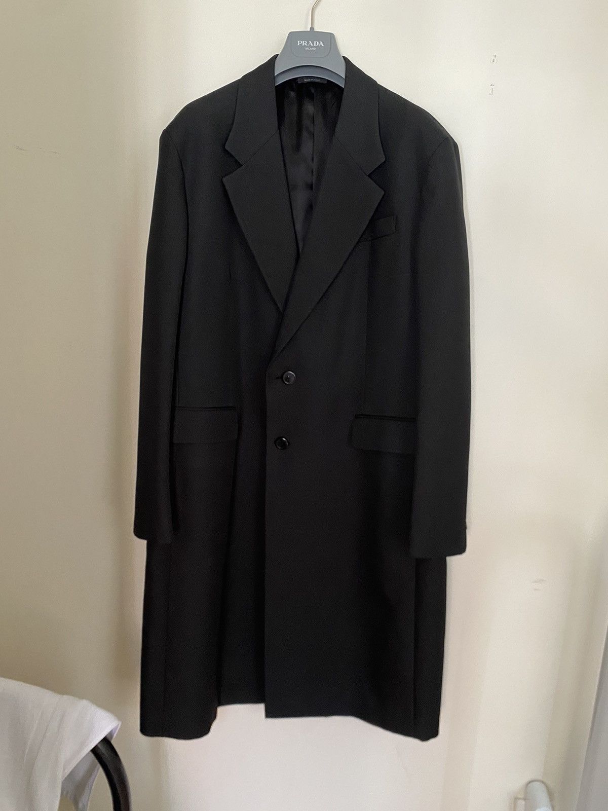 Prada Prada F/W 2018 Single Breasted Twill Coat Size US M / EU 48-50 / 2 - 1 Thumbnail