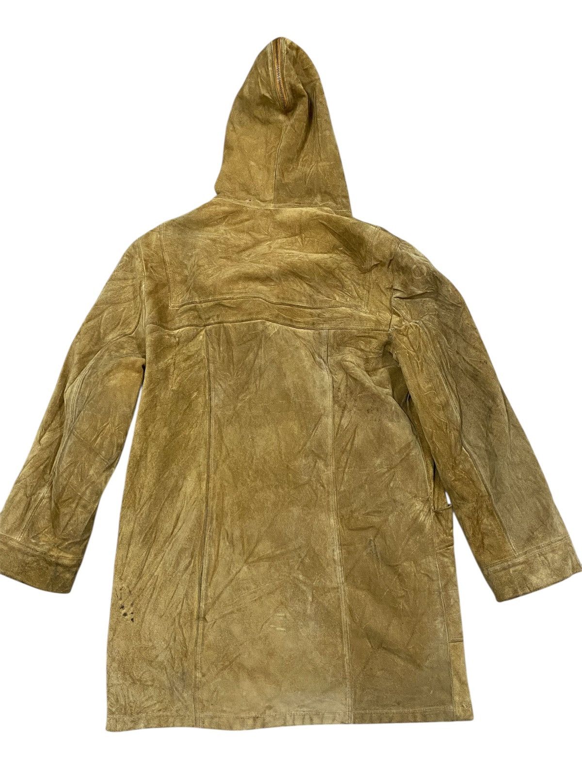 London Fog Vintage 70s London Fog Suede Split-Hood Parka | Talon Zip Size US L / EU 52-54 / 3 - 2 Thumbnail