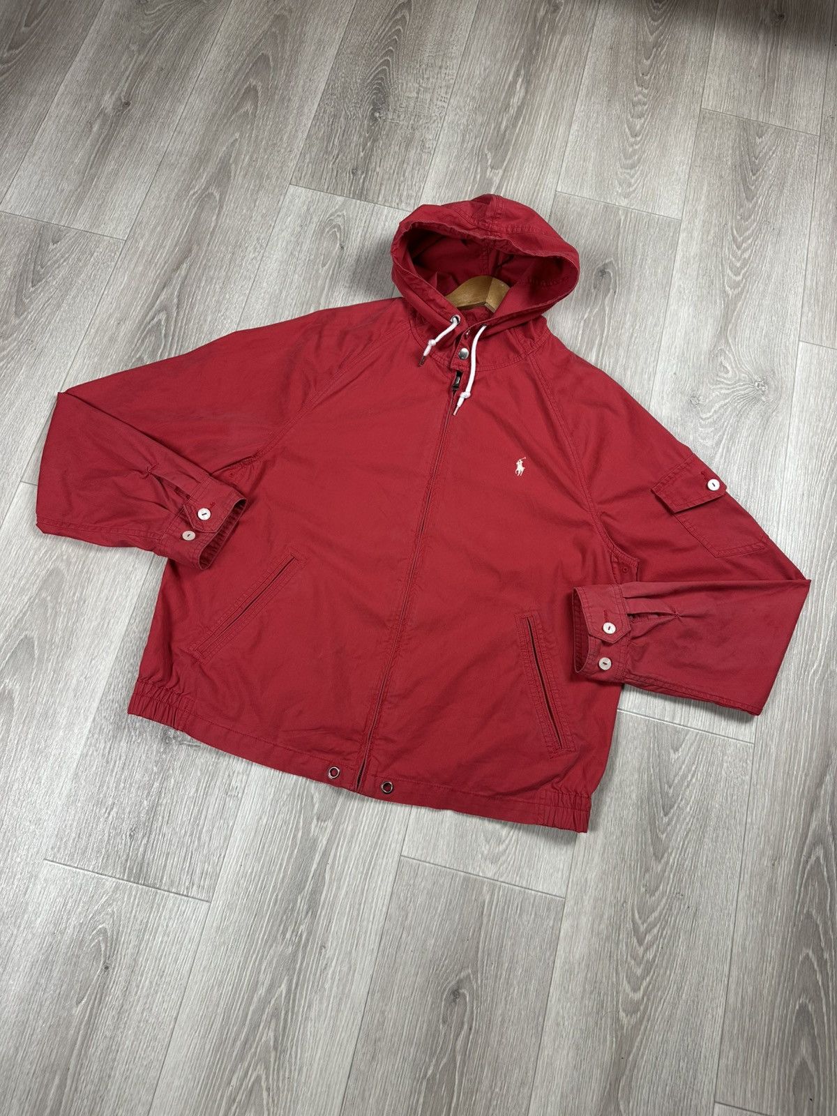 Polo Ralph Lauren Vintage 90s Polo Ralph Lauren Light Hooded Zip Jacket Y2K Size US L / EU 52-54 / 3 - 3 Thumbnail
