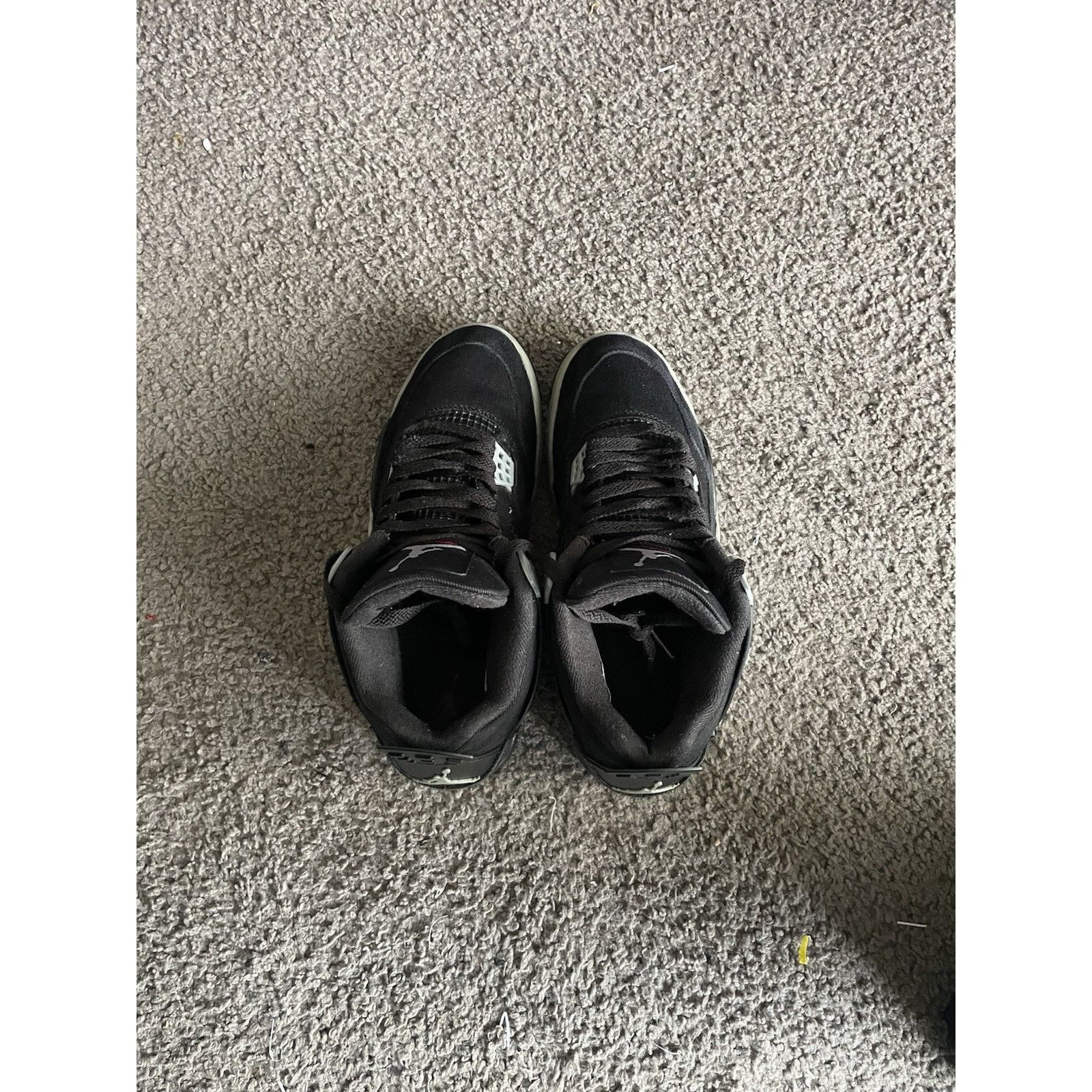 Nike Size 8 - Nike Air Jordan 4 Retro SE Black Canvas Men's Shoes Size US 8 / EU 41 - 4 Thumbnail