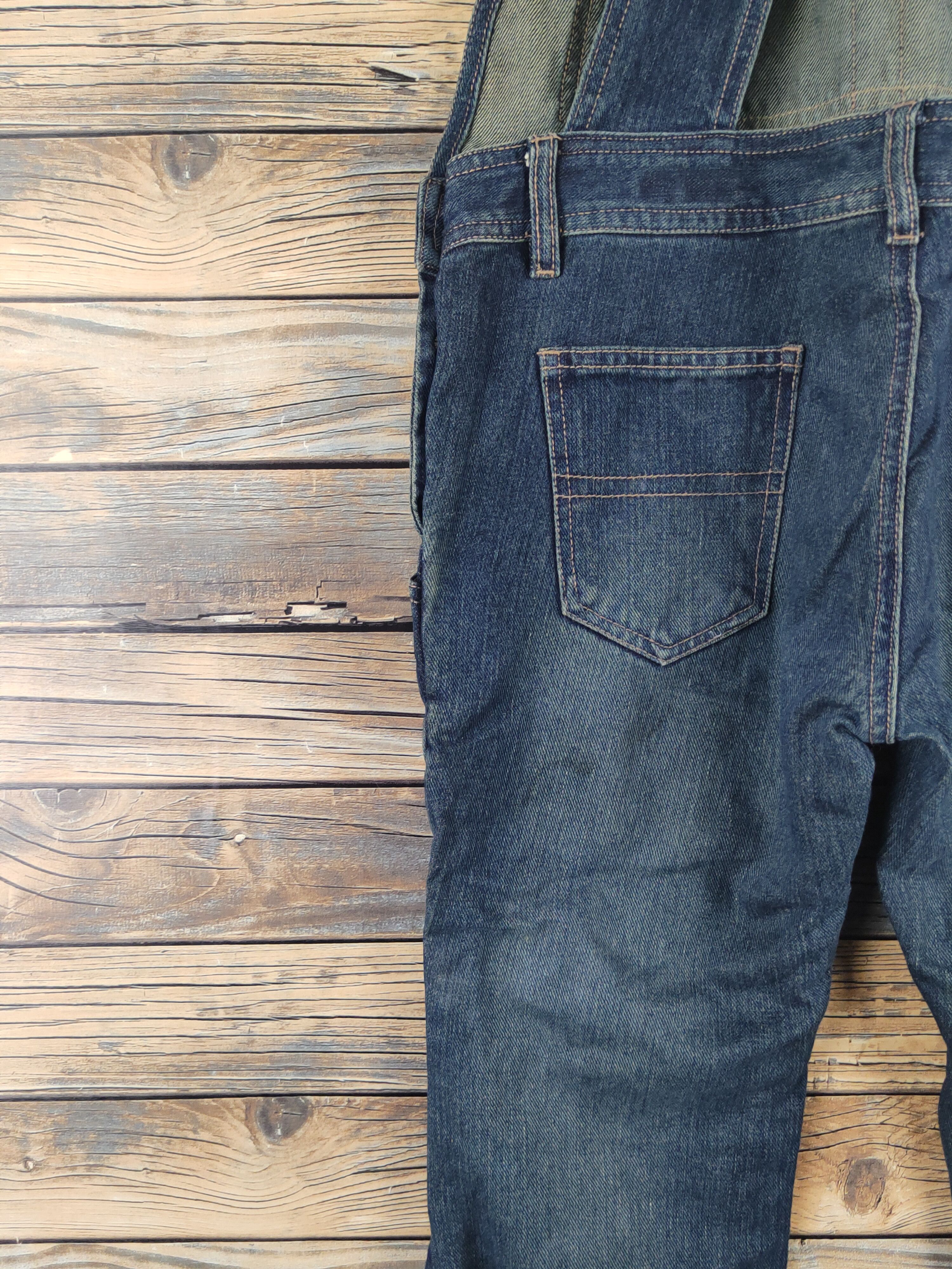 Japanese Brand DL Fazbee Dark Blue Denim Jumpsuits #1086 Size 30" / US 8 / IT 44 - 13 Thumbnail