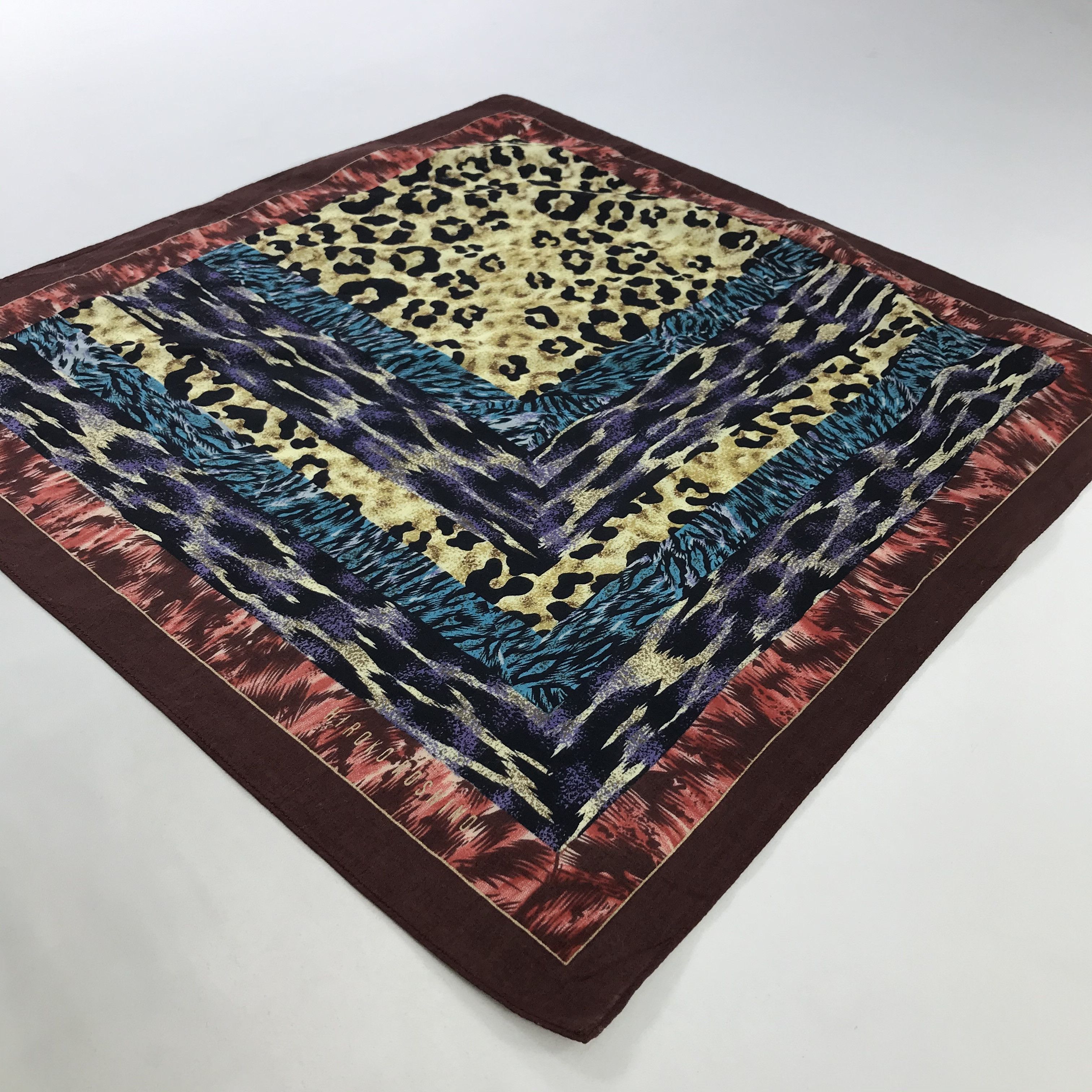 Hiroko Koshino Homme × Vintage Hiroko Koshino Bandana / Handkerchief / Neckerchief - S1048 Size ONE SIZE - 2 Thumbnail