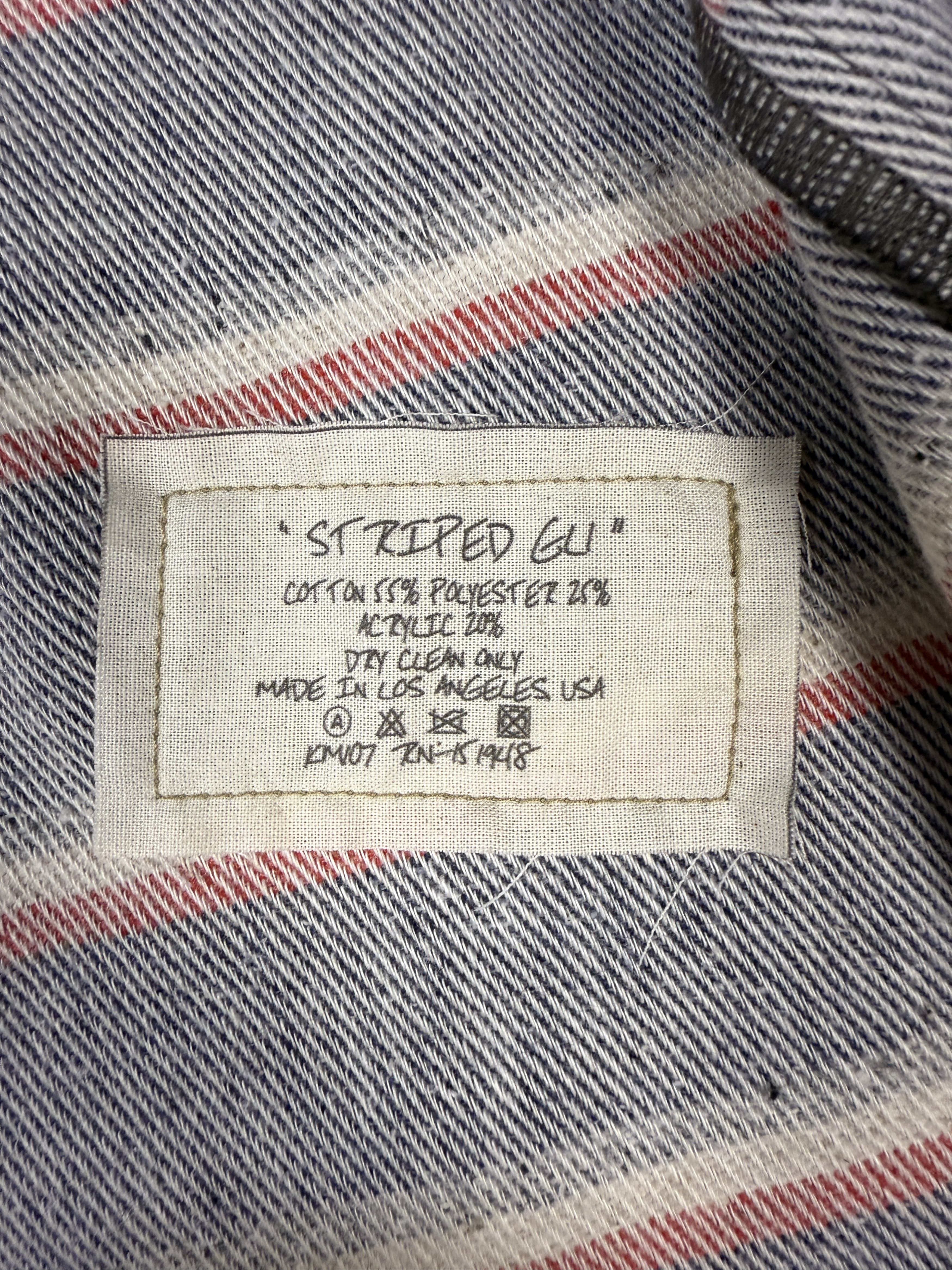 Greg Lauren Greg Lauren Striped GL1 kimono jacket Size US XL / EU 56 / 4 - 5 Thumbnail