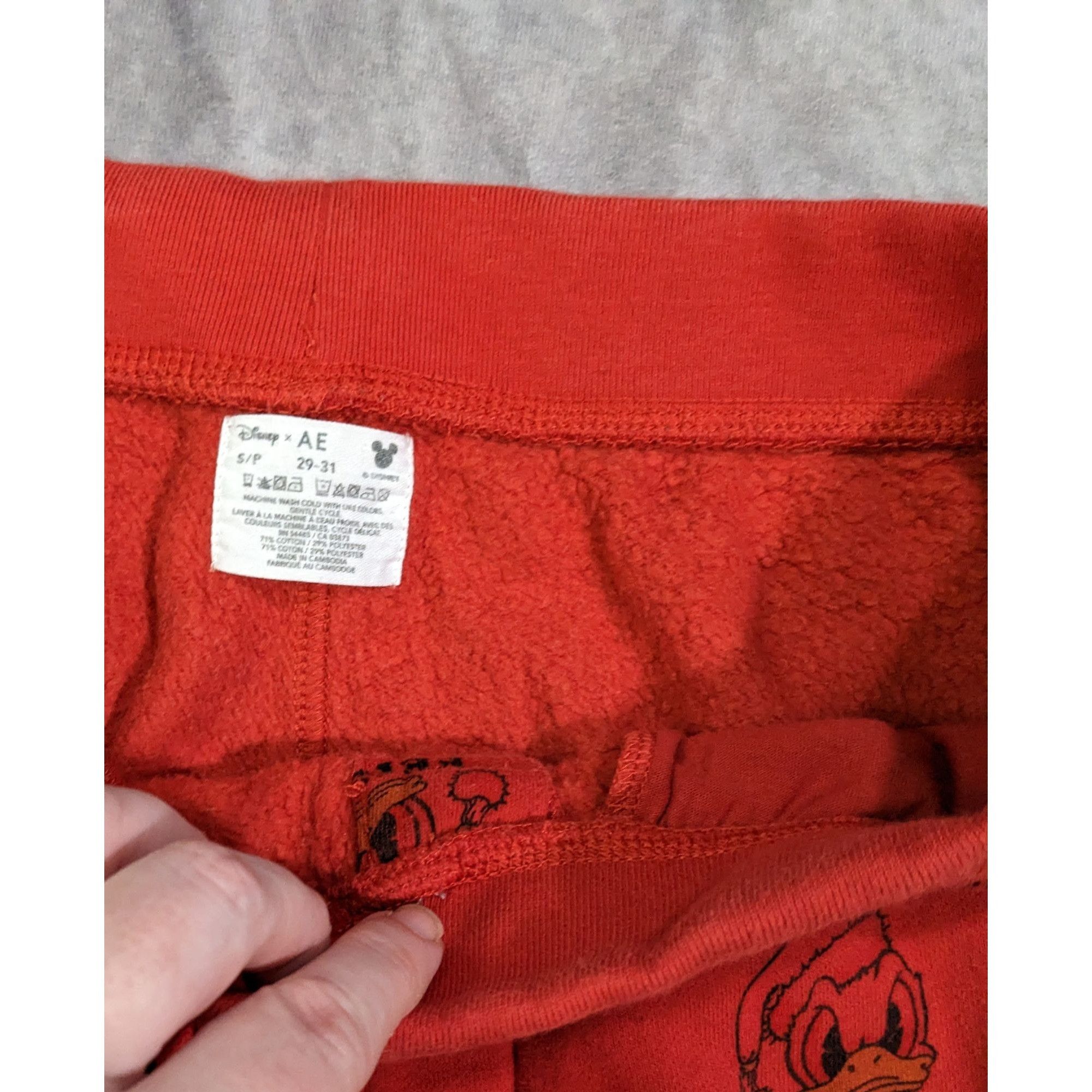 American Eagle Outfitters × Disney Disney X AE Feisty Donald Duck Holiday Sweat Set Size 31" - 10 Thumbnail