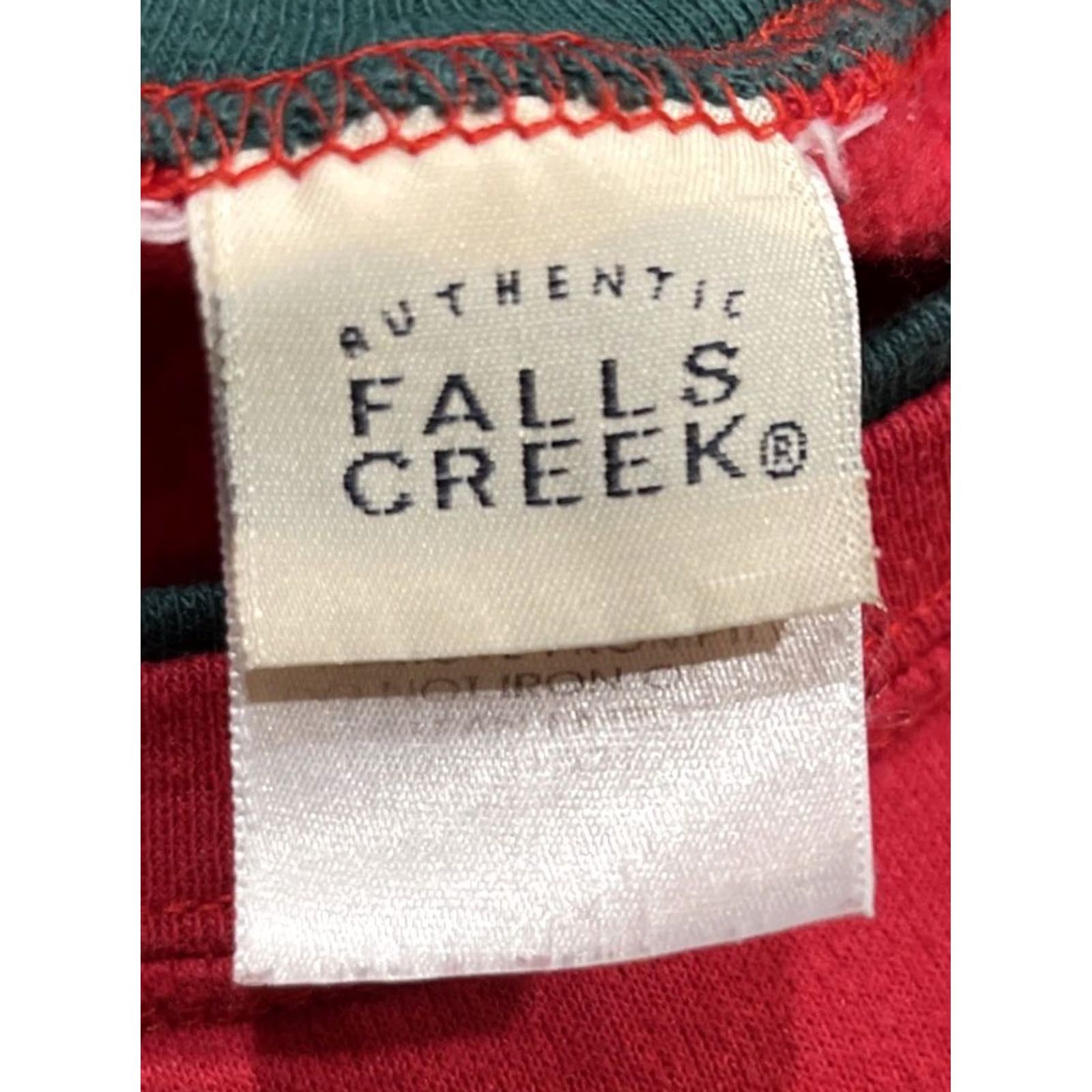 Vintage VINTAGE Falls Creek Christmas Sweatshirt Women’s 2X Red Embroidered Santa Reindeer Holiday Ugly Sweater Crew Neck Long Sleeve Pullover Size XXL / US 16-18 / IT 52-54 - 6 Thumbnail