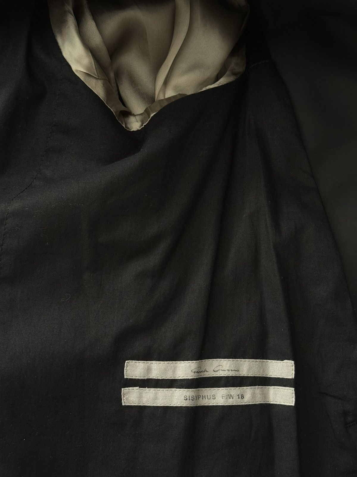 Rick Owens Rick Owens FW18 “Sisyphus” Hybrid Panel Blazer Size 40R - 13 Thumbnail