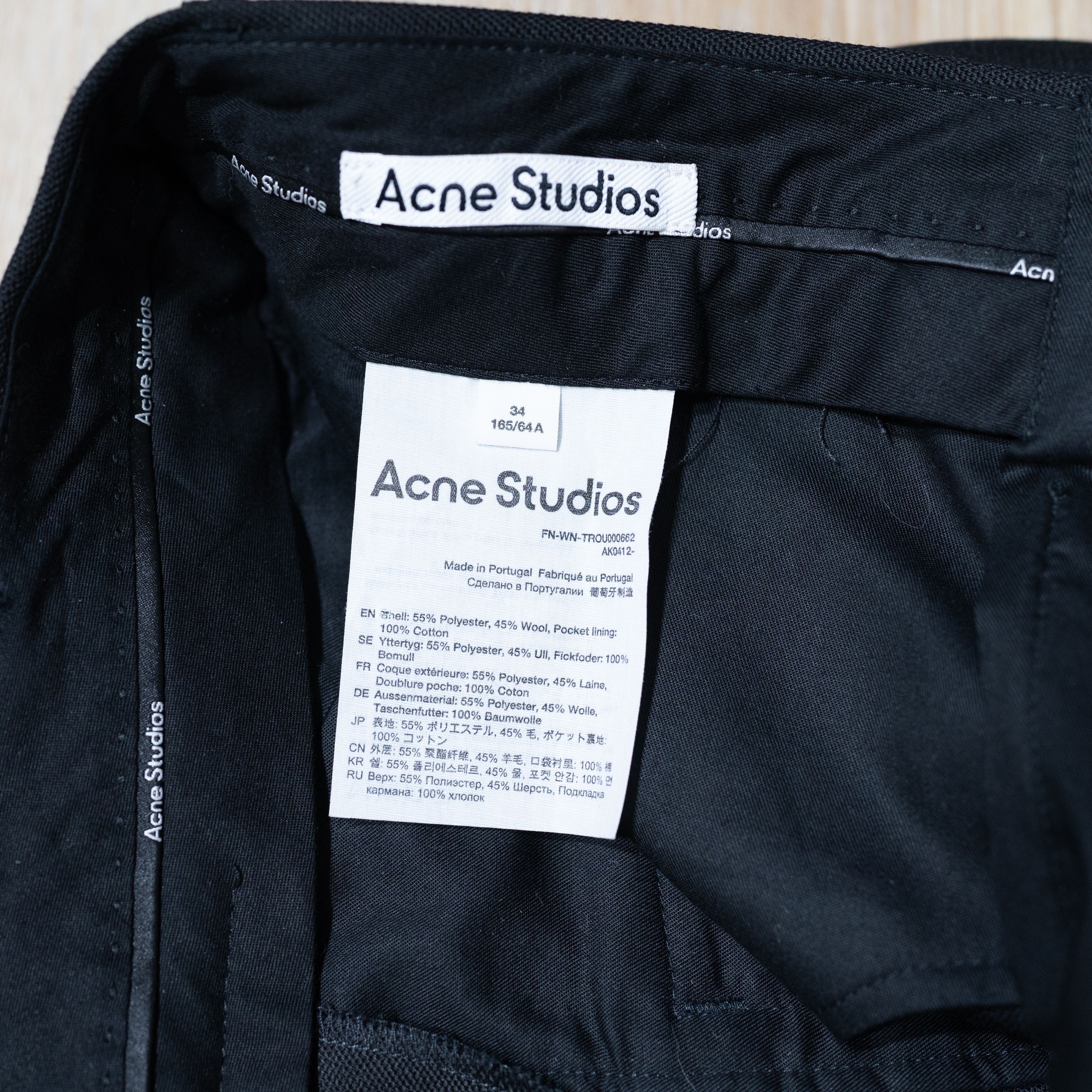 Acne Studios Wool Blend Pants Size 26" / US 2 / IT 38 - 5 Thumbnail