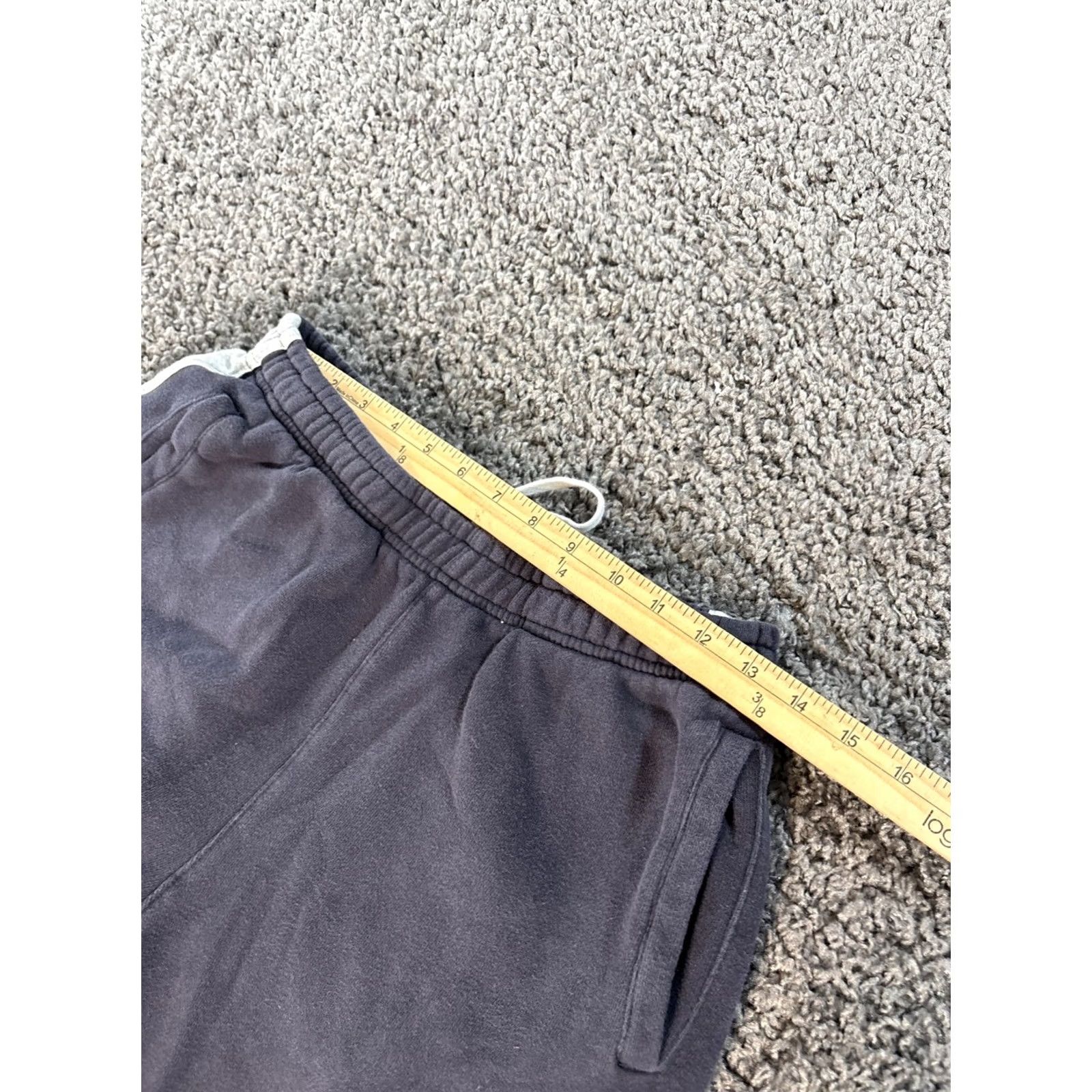 Brandy Melville Brandy Melville Sweatpants Womens One Size Wide-Leg Pull On Navy Blue Stripe Size 42" / US 20 - 4 Thumbnail