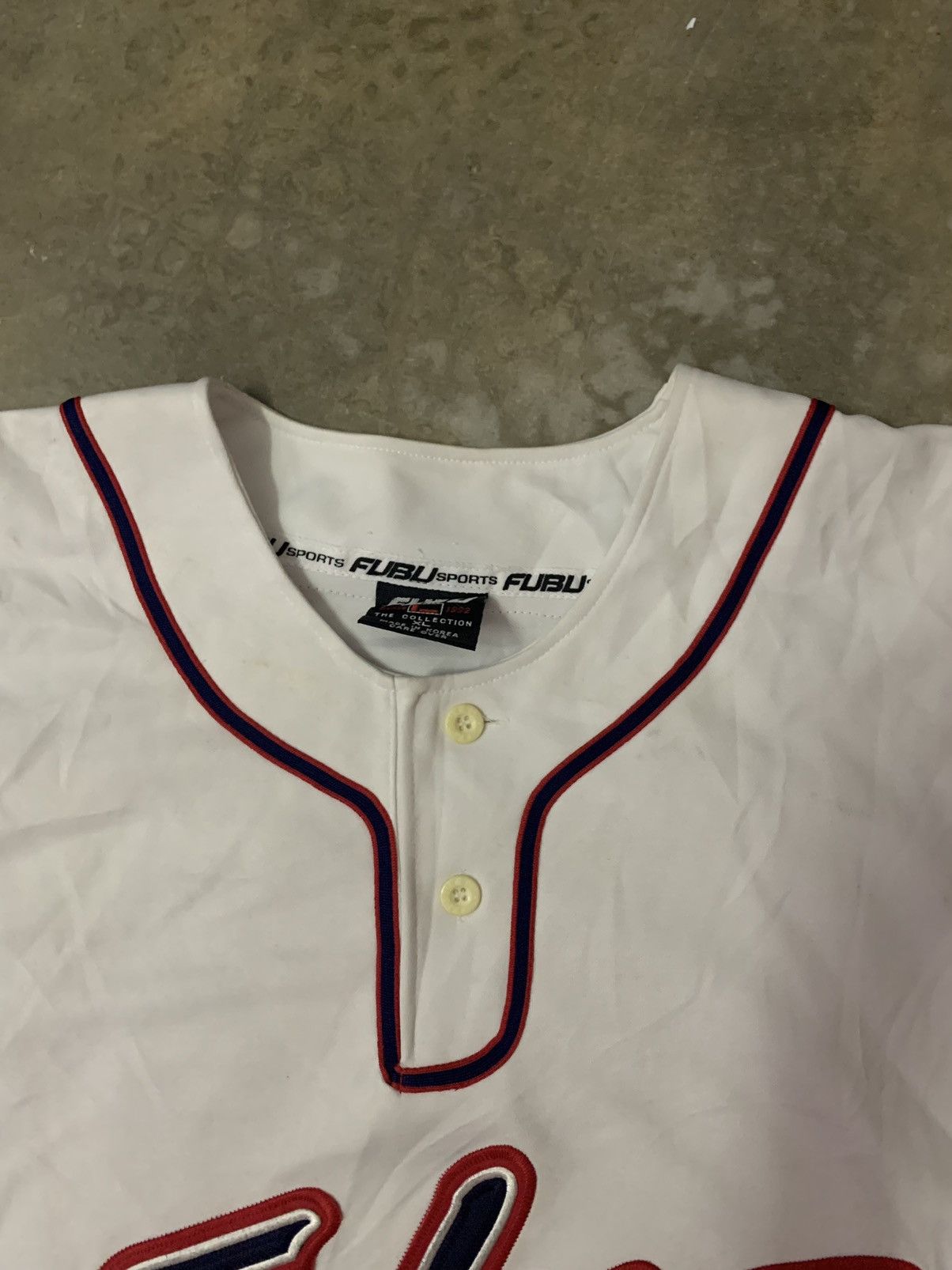 Fubu Fubu Embroidery Spellout Jersey Size US XL / EU 56 / 4 - 6 Thumbnail