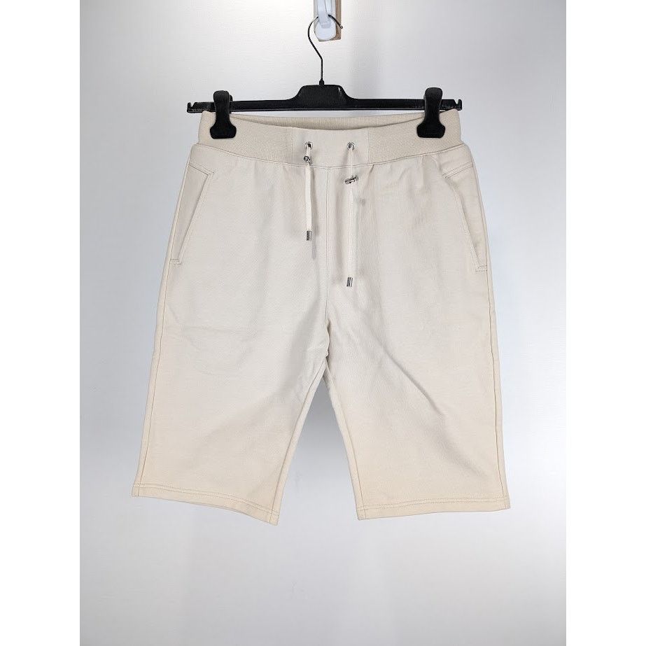 Balmain o1rshd1 B Logo Jogger Short in Beige Size US 32 / EU 48 - 2 Thumbnail