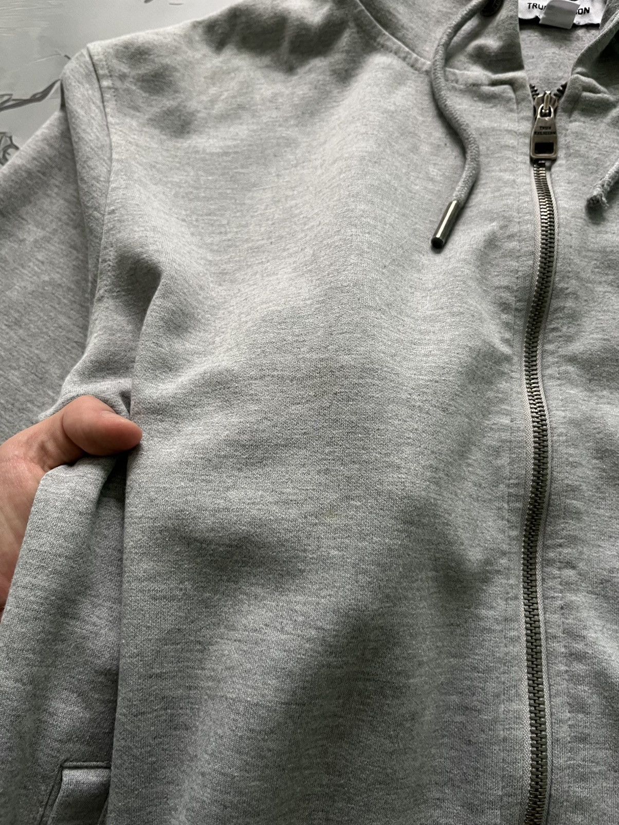 True Religion True Religion Zip Hoodie Vintage Streetwear Japanese Style Size US S / EU 44-46 / 1 - 9 Thumbnail
