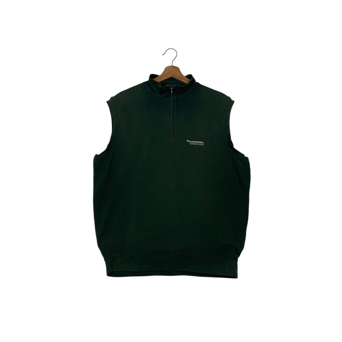 Polo Ralph Lauren 90's POLO GOLF RALPH LAUREN Half Zip Sleeveless #2494-C112 Size US M / EU 48-50 / 2 - 1 Thumbnail