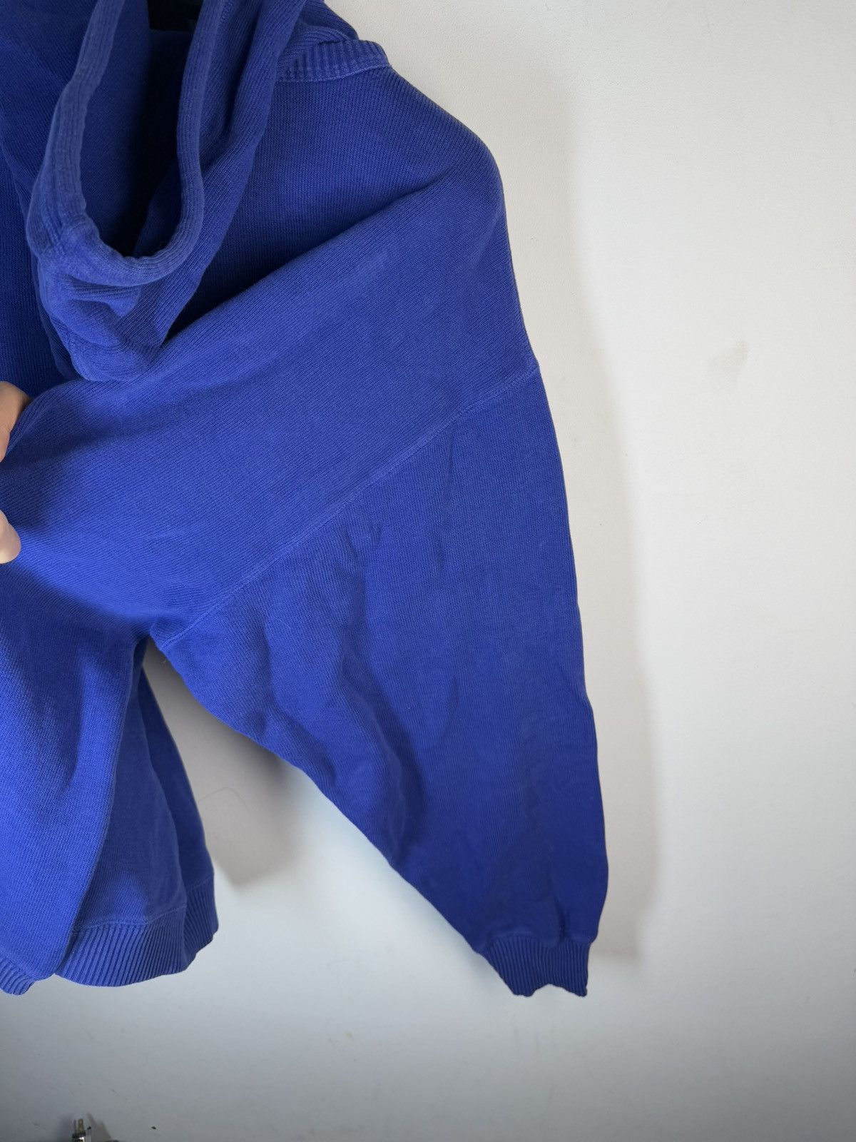 Yves Saint Laurent Big Logo YSL Hoodie Sweatshirt Rare Sweater Blue Navy 90s Size US L / EU 52-54 / 3 - 20 Thumbnail