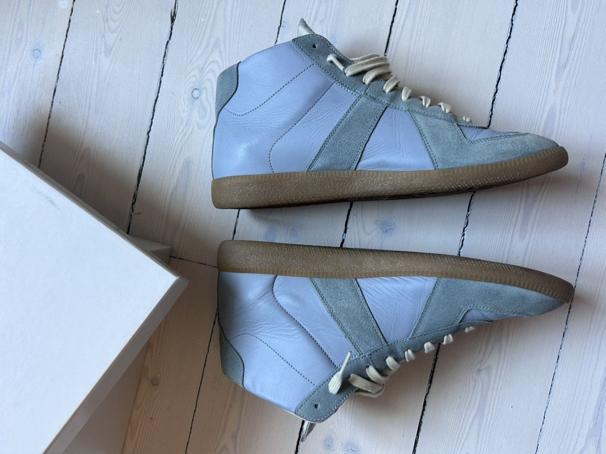 Maison Margiela Maison Margiela Blue Mid-Top Size US 11 / EU 44 - 3 Thumbnail