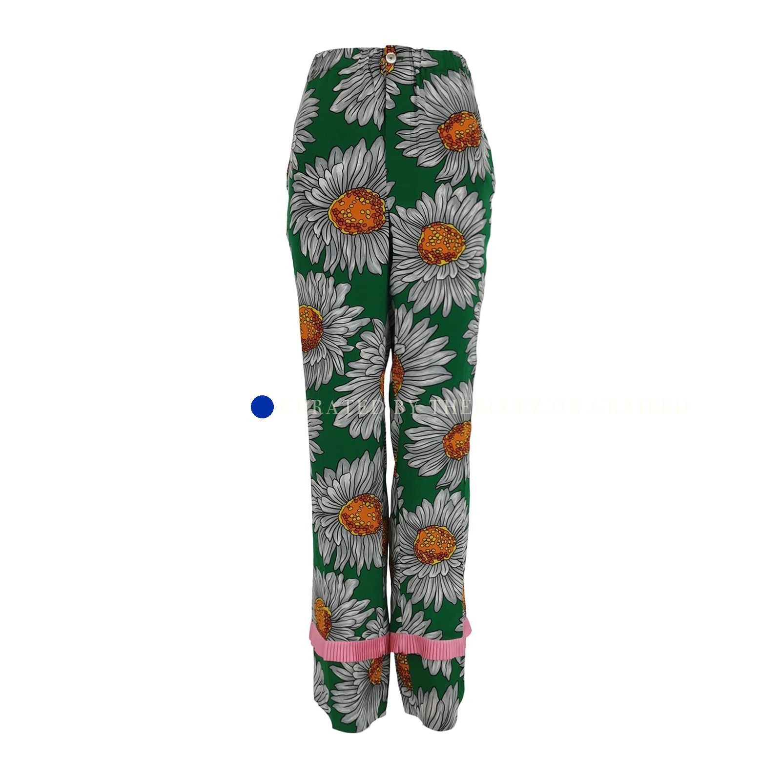 Gucci Floral Print Casual Pants Size 30 Size US 30 / EU 46 - 1 Thumbnail