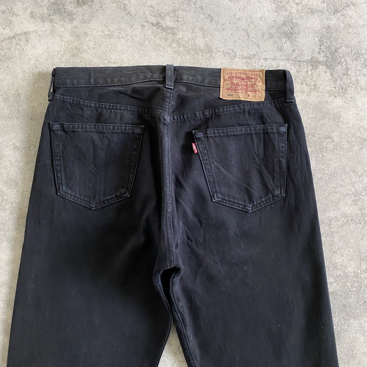 Levi's Vintage 1997 Levis 501 Black Denim Jeans Size US 34 / EU 50 - 18 Thumbnail