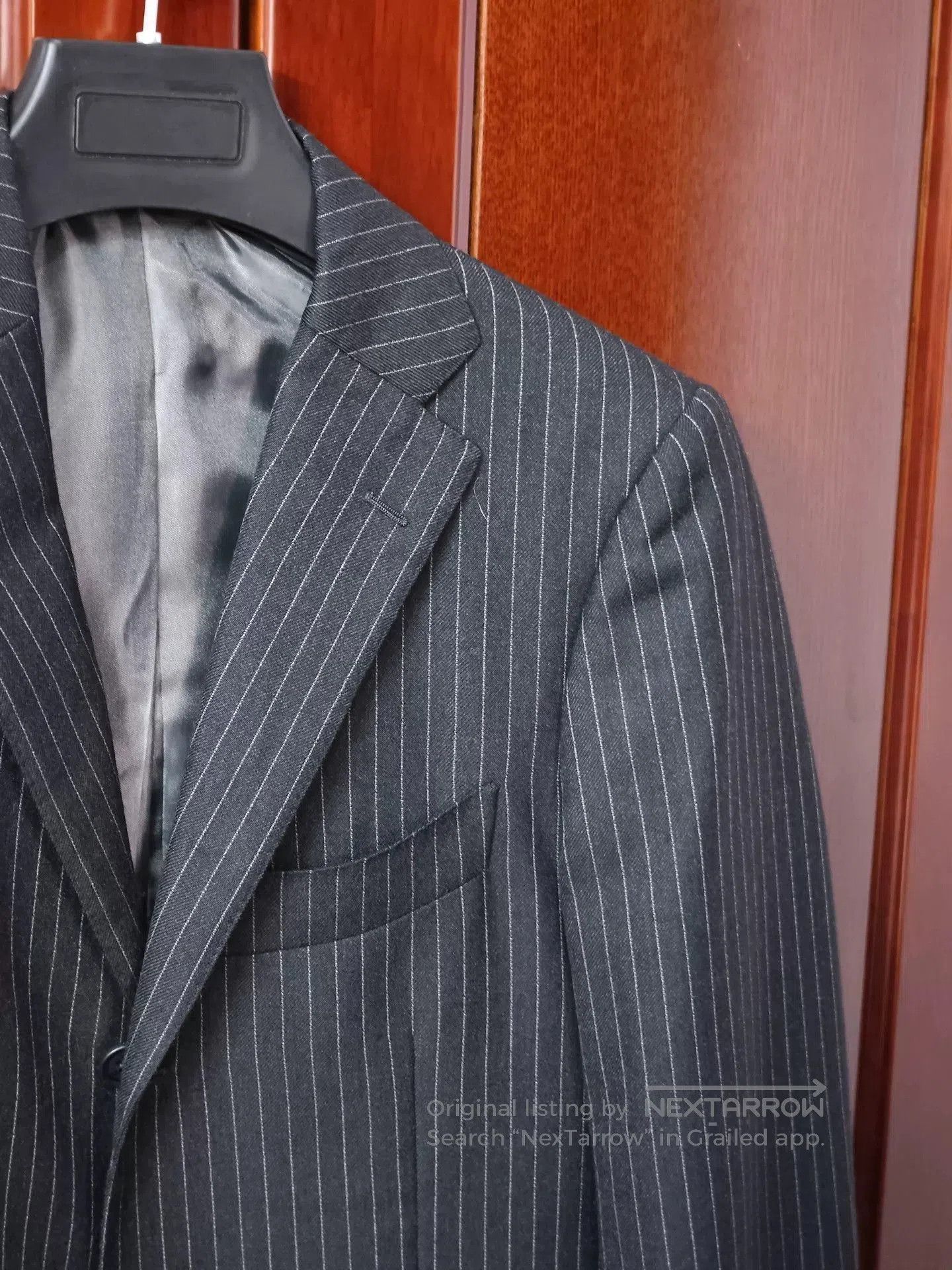 Ring Jacket Japanese Wool and Linen Suit Set. Size US S / EU 44-46 / 1 - 2 Thumbnail