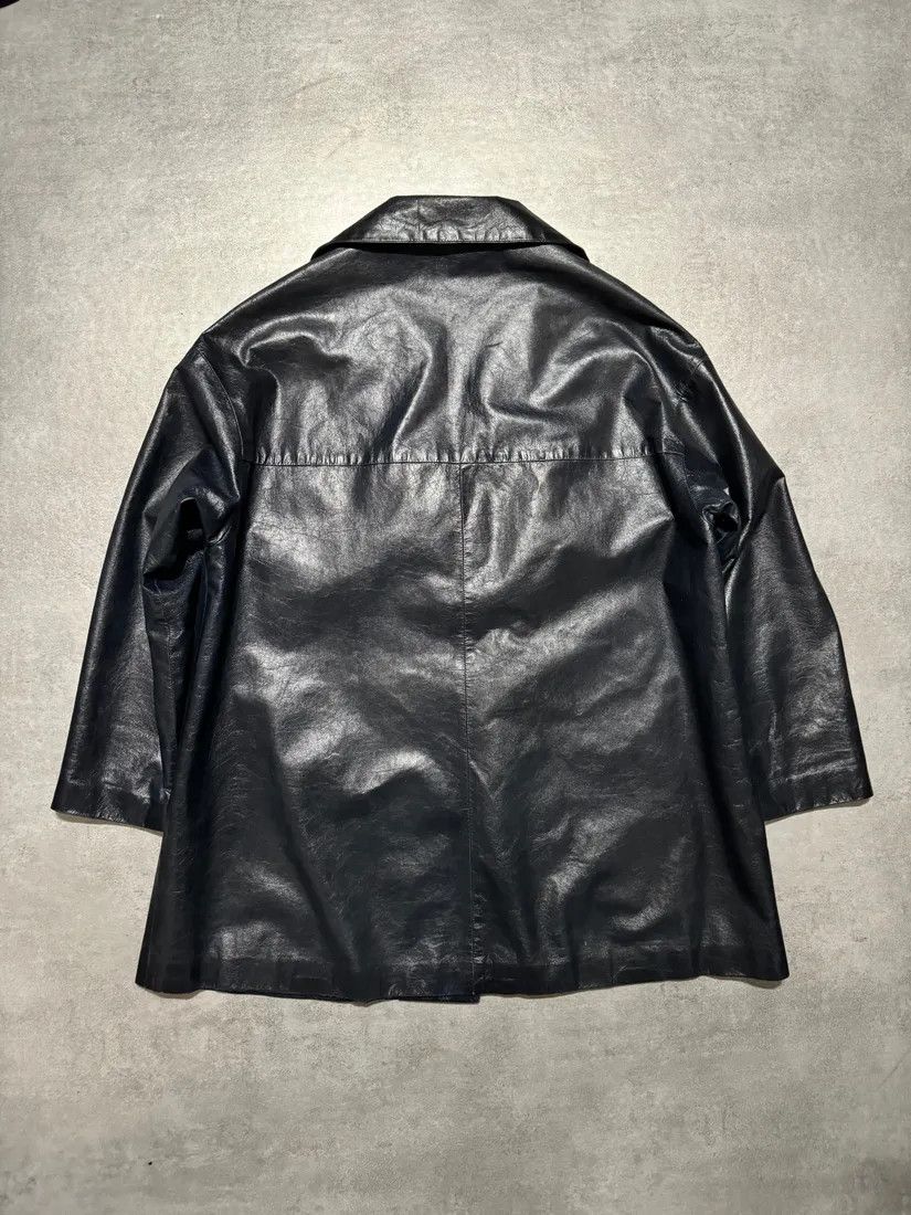 Prada × Vintage AW1996 Prada Navy Soft Leather Italian Jacket Size US XS / EU 42 / 0 - 2 Thumbnail