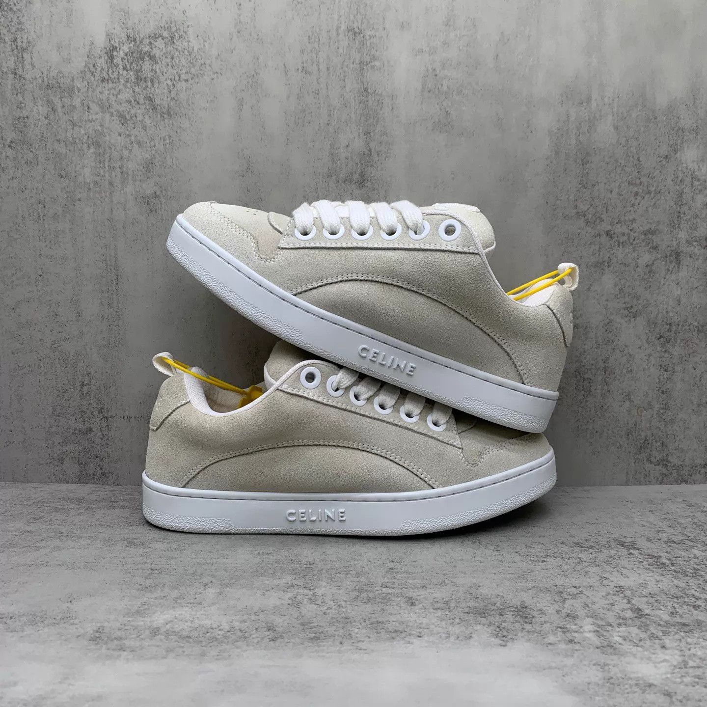 Celine CELINE White Bread Sneaker 37 99 new Size US 6.5 / IT 36.5 - 2 Thumbnail