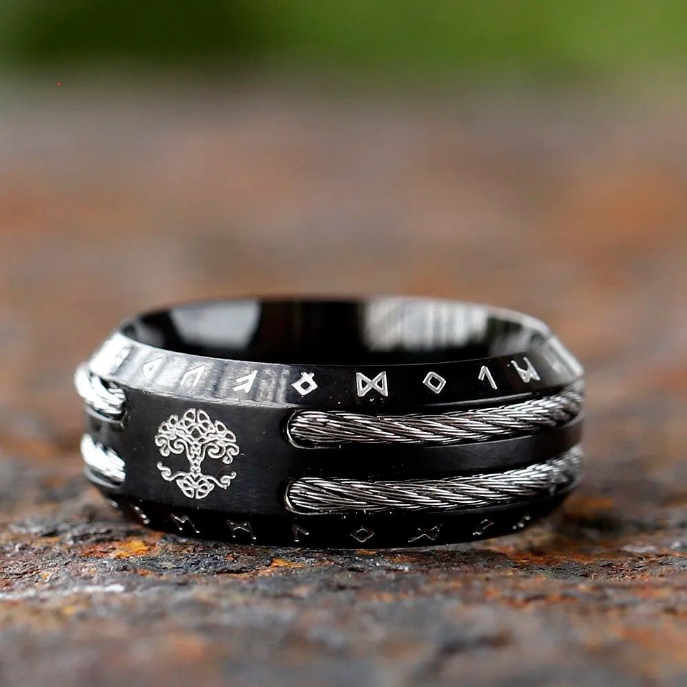 Jewelry Odin Viking Ring Size ONE SIZE - 1 Thumbnail