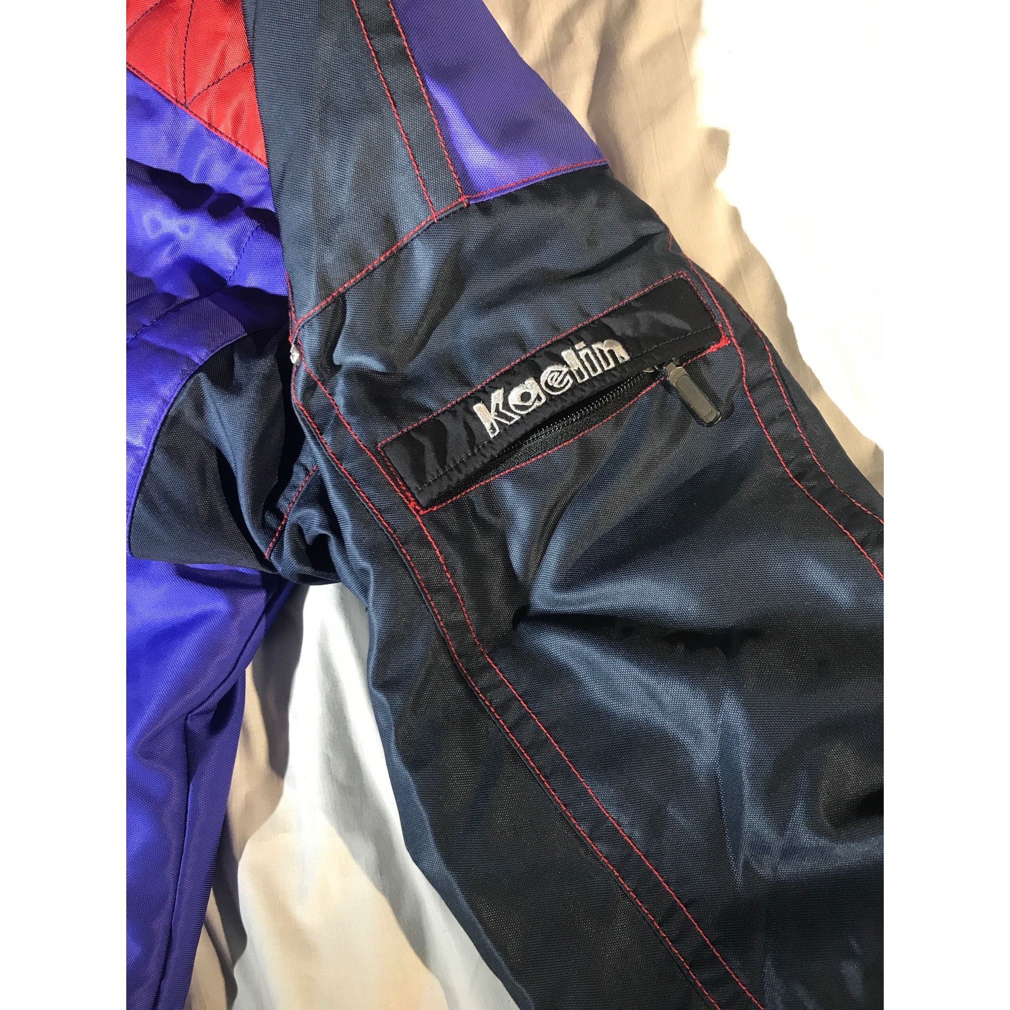 Vintage Kaelin Men's Snowboard Ski Performance Blue Half Zip Jacket Size US L / EU 52-54 / 3 - 4 Thumbnail