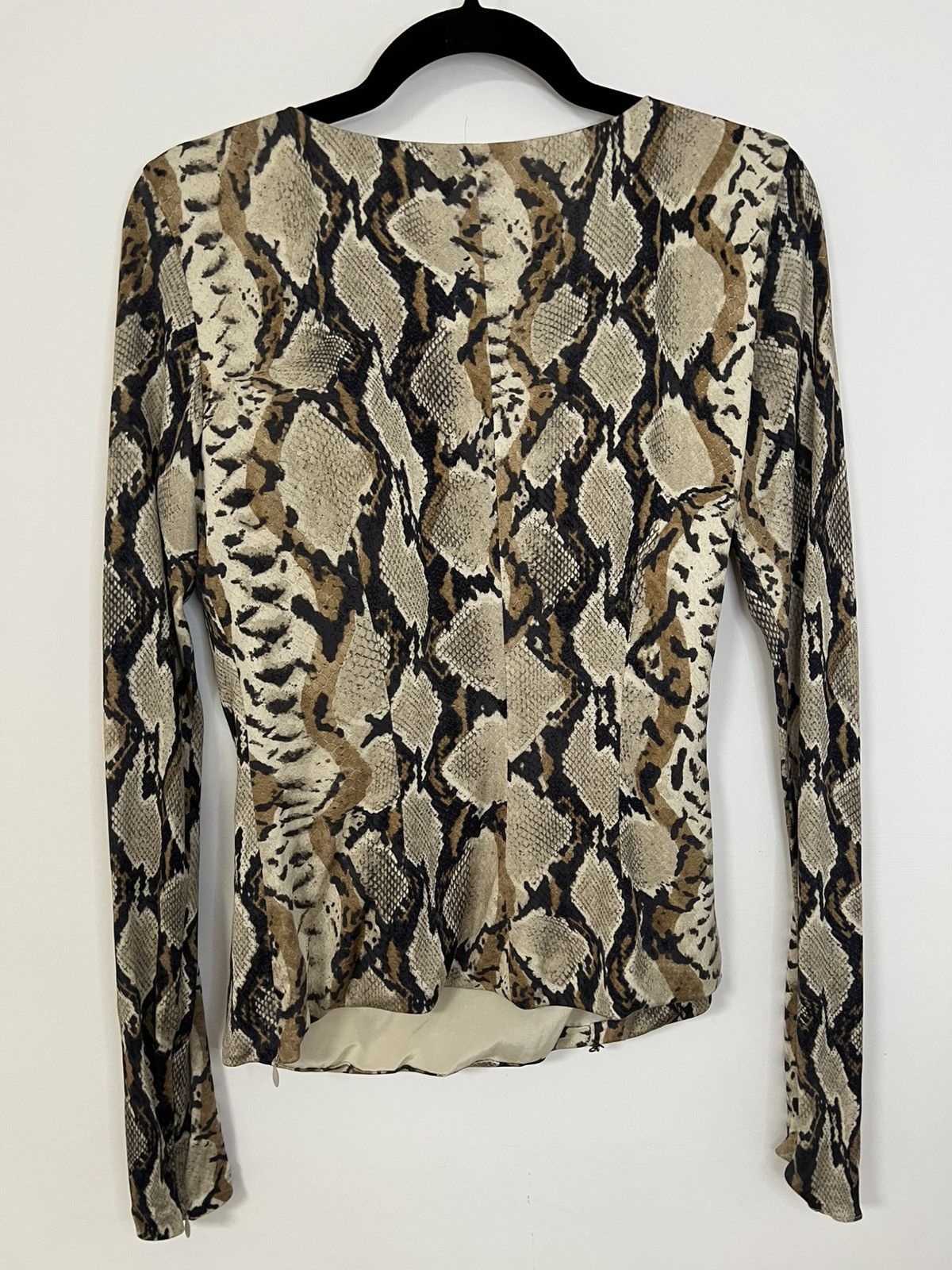 Blumarine Blumarine silk top long sleeve Size L / US 10 / IT 46 - 5 Thumbnail