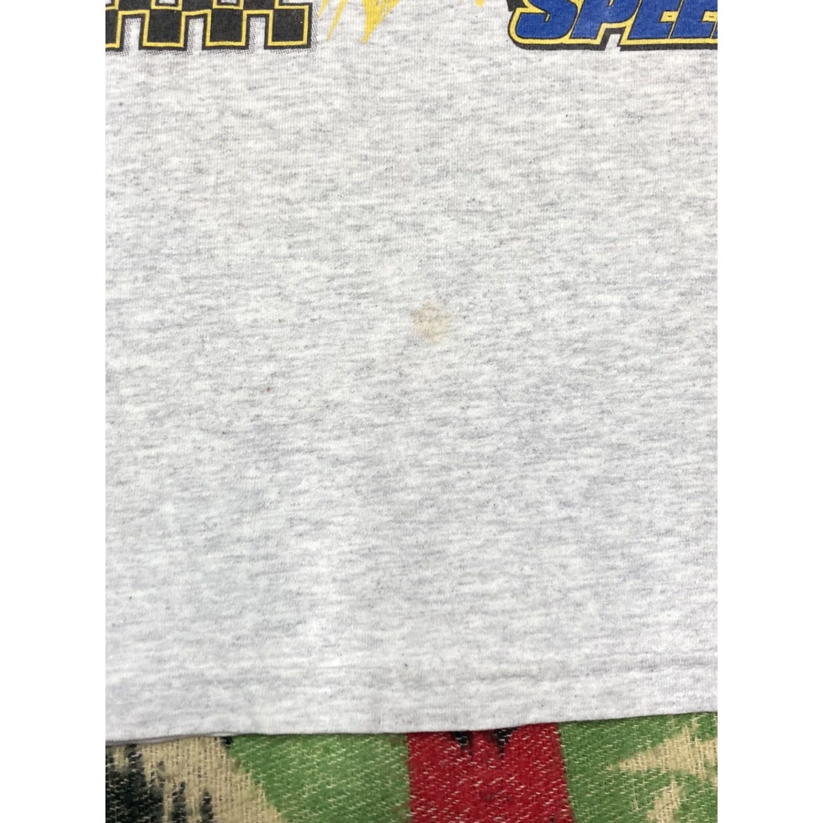 Vintage VINTAGE T-Shirt Men Medium Gray Rock Theme School Bus Figure 8 Drag Racing Toledo Speedway Flat Rock Size US M / EU 48-50 / 2 - 4 Thumbnail