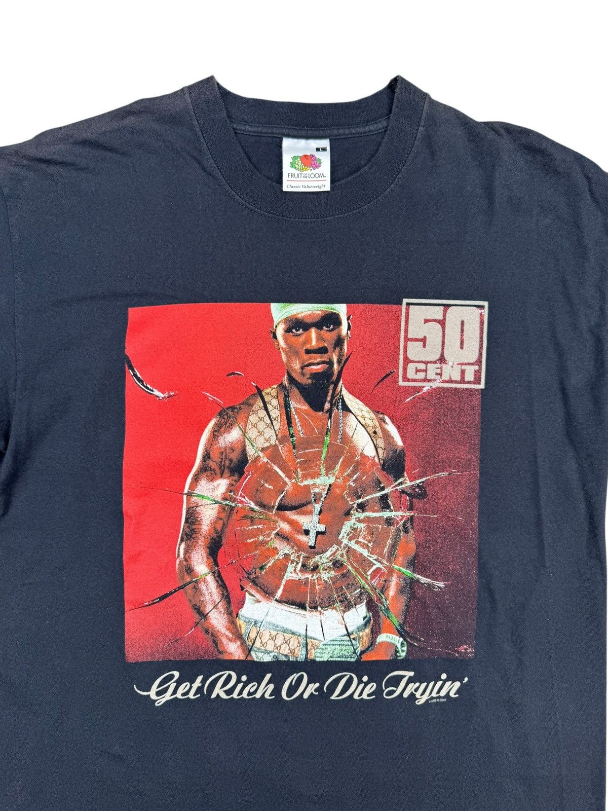 50 Cent Vintage 50 Cent ‘04 Get Rich Or Die Tryin’ T-Shirt Size US L / EU 52-54 / 3 - 3 Thumbnail