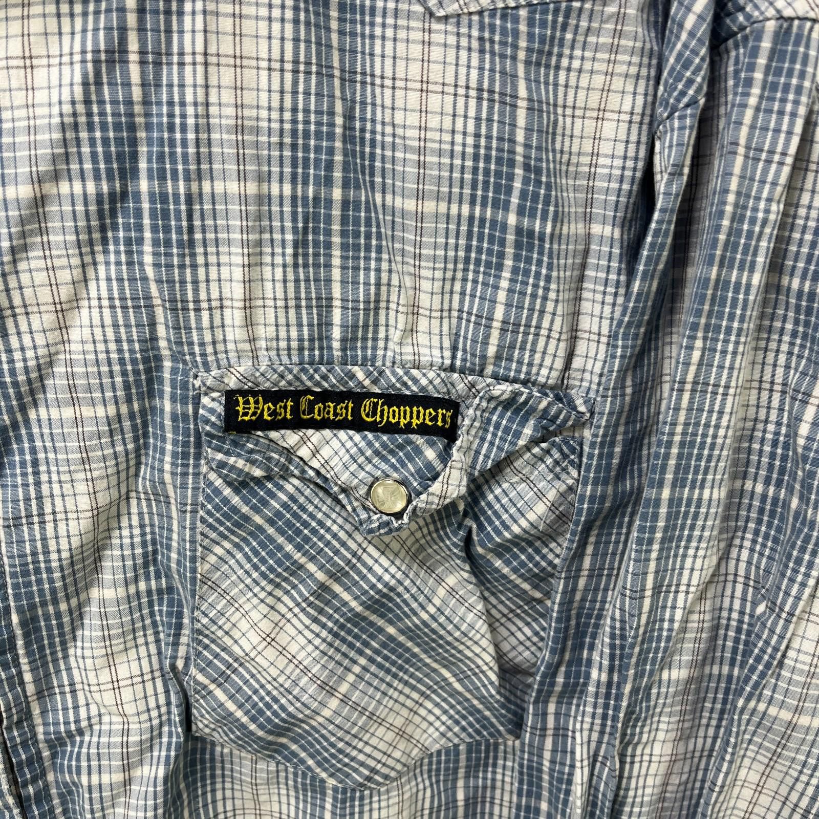 West Coast Choppers Vintage Jesse James West Coast Choppers Pearl Snap Shirt 2XL Size US XXL / EU 58 / 5 - 3 Thumbnail