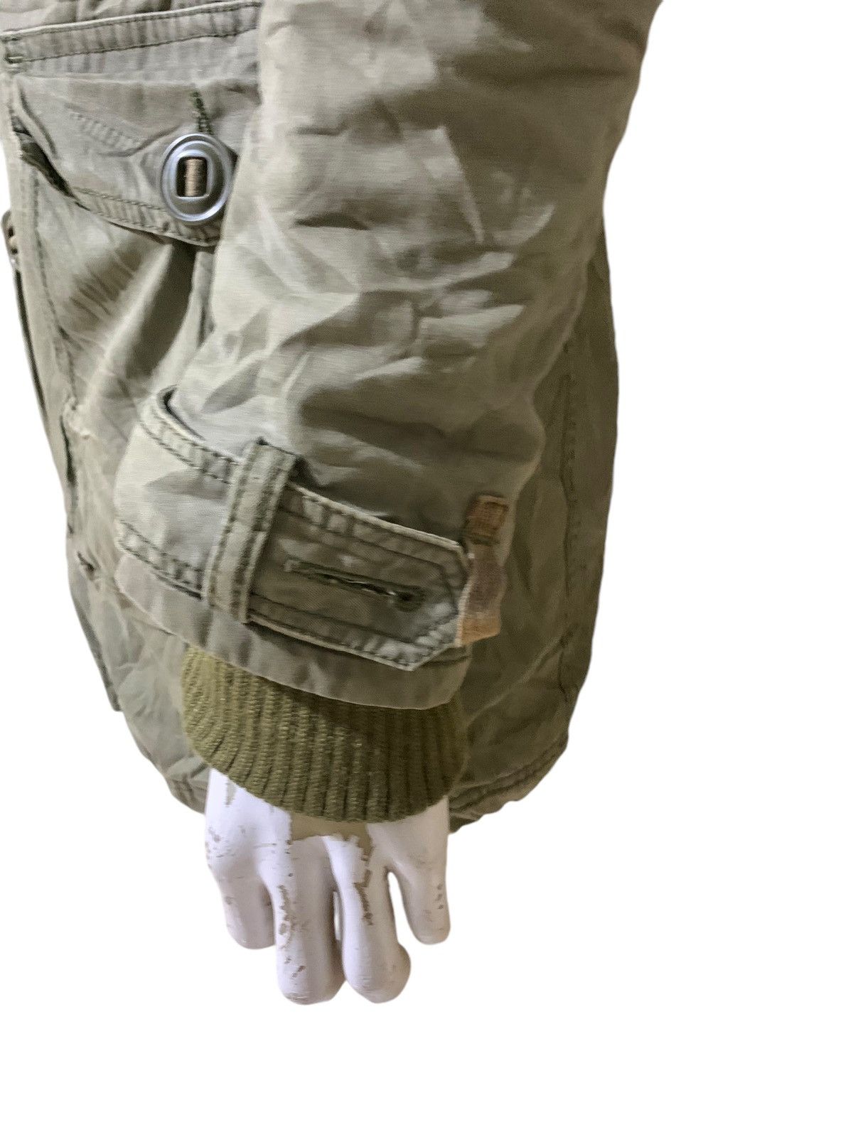 If Six Was Nine OG Moussy raccoon fur cargo military jacket GOA style Size US M / EU 48-50 / 2 - 3 Thumbnail