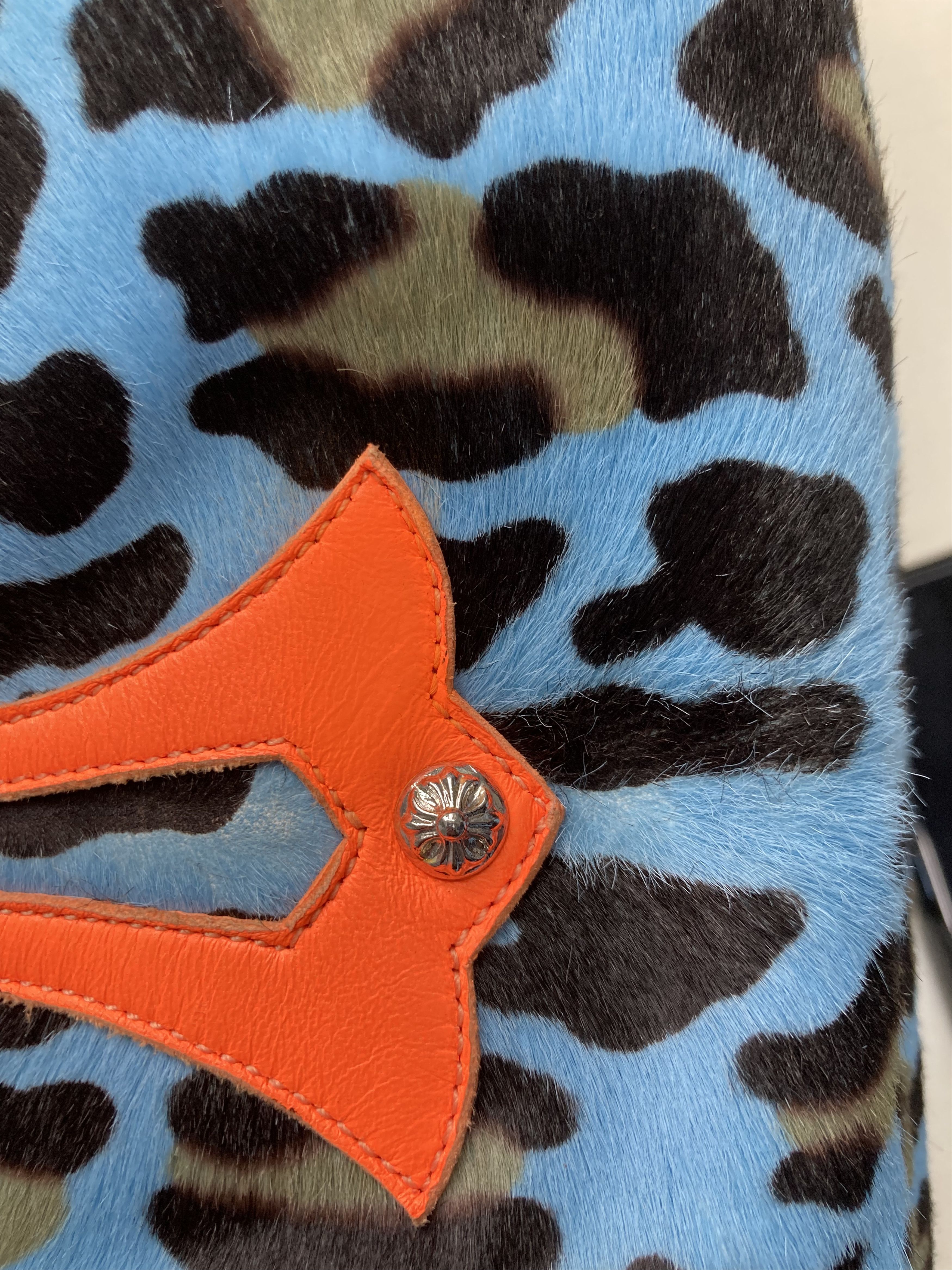 Chrome Hearts Chrome Hearts Leopard Pony Hair Silver Cross Lyon Bag Size ONE SIZE - 16 Thumbnail