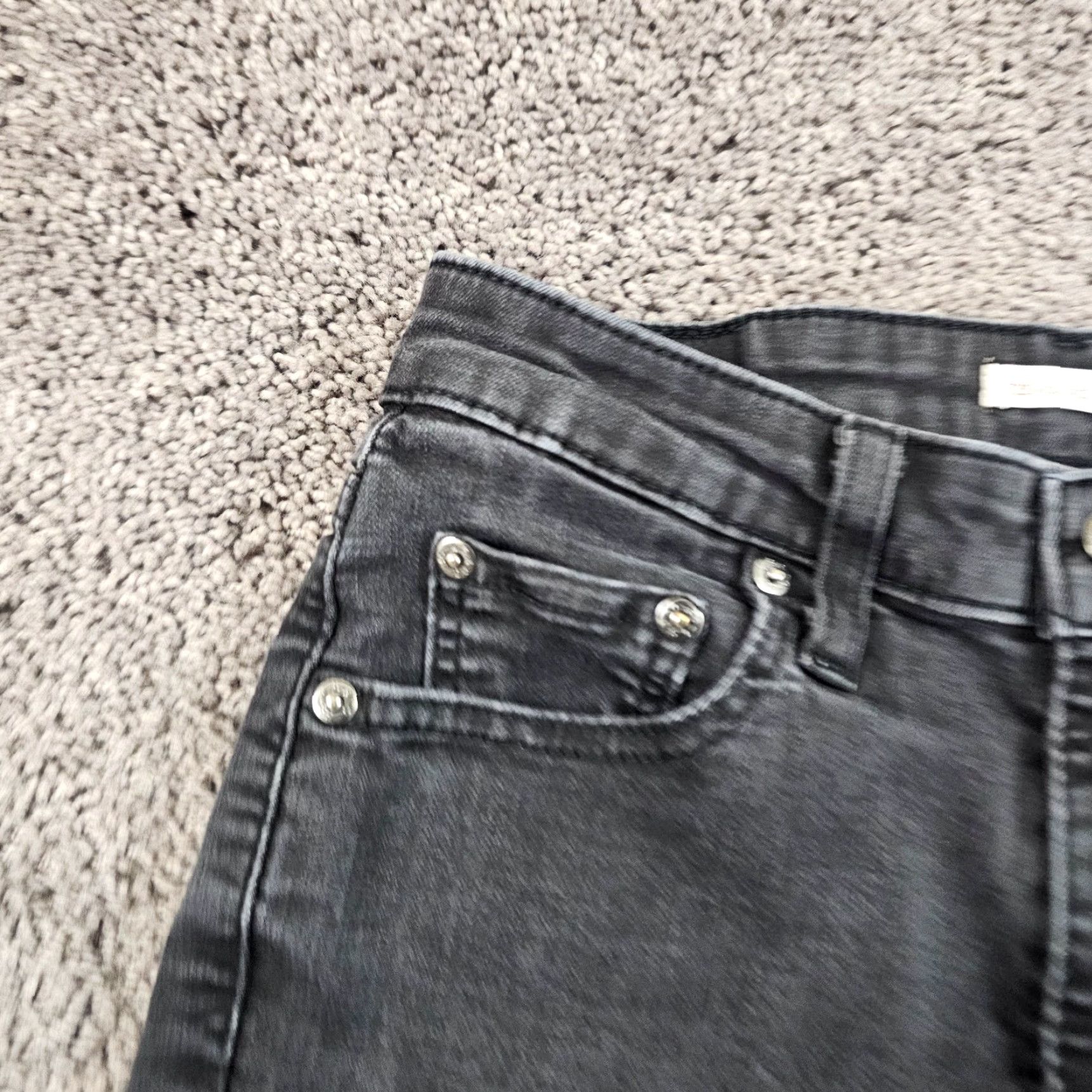 Levi's Levis 725 Jeans Womens 28 Black Boot Cut High Rise Stretch Denim 24x28 Jeans Women Boots Cut 725 Levis Black 28 Regular Stretch Denim Men? Size 28" / US 6 / IT 42 - 3 Thumbnail
