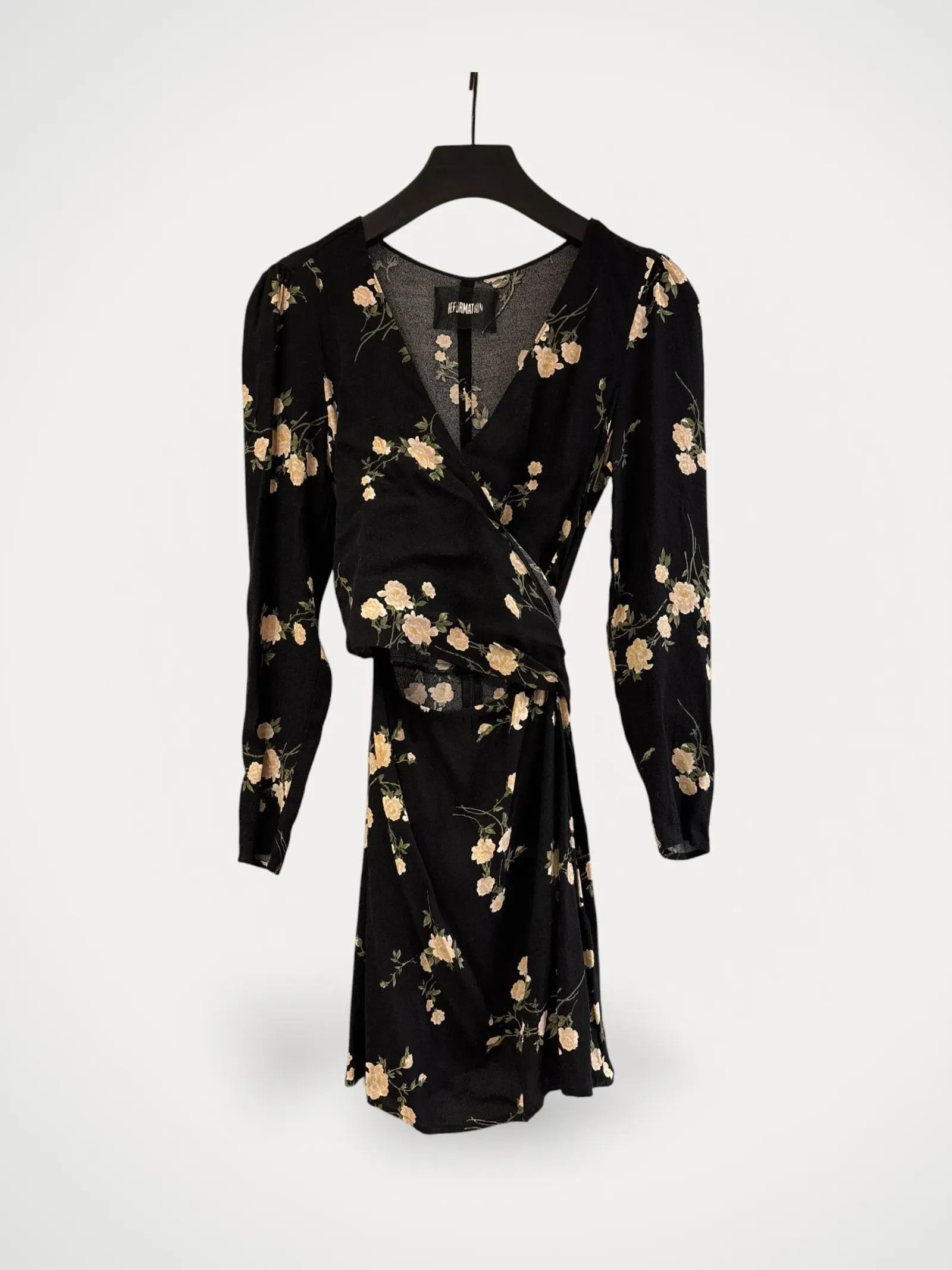 black corset long sleeve dress MissJophiel Long Sleeves Corset Floral Embroidery Beaded Dress Other / Floor Length / US2
