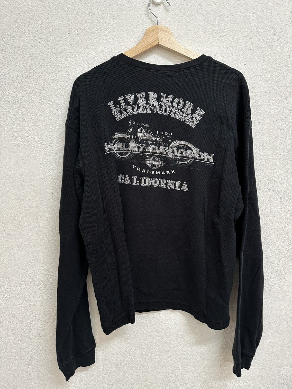 Harley Davidson Y2K Harley Davidson metal long sleeve Size US L / EU 52-54 / 3 - 2 Thumbnail